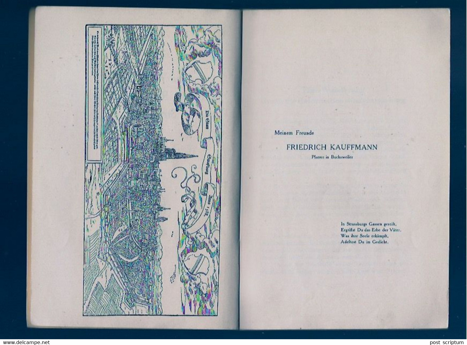 Livre En Allemand - Eine Wanderung Durch Die Reformationsstadt Strassburg - Strasbourg Von Lic Dr Gustav Lasch - Francia