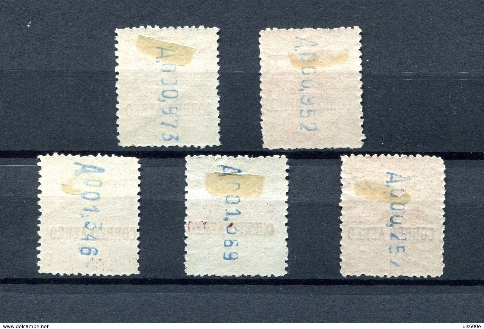 1920.ESPAÑA.EDIFIL 292/96*.NUEVOS CON FIJASELLOS(MH).CATALOGO 120€ - Nuevos