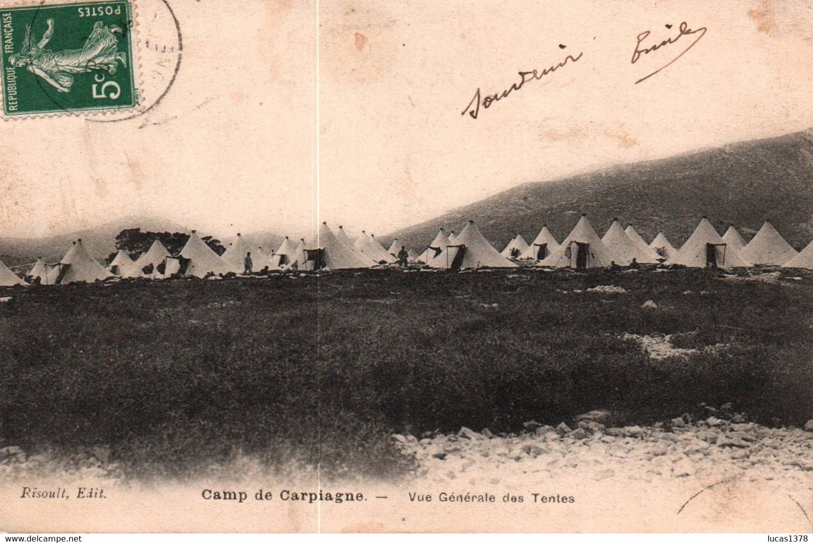 13 / CARPIAGNE / VUE GENERALE DES TENTES - Saint Barnabé, Saint Julien, Montolivet