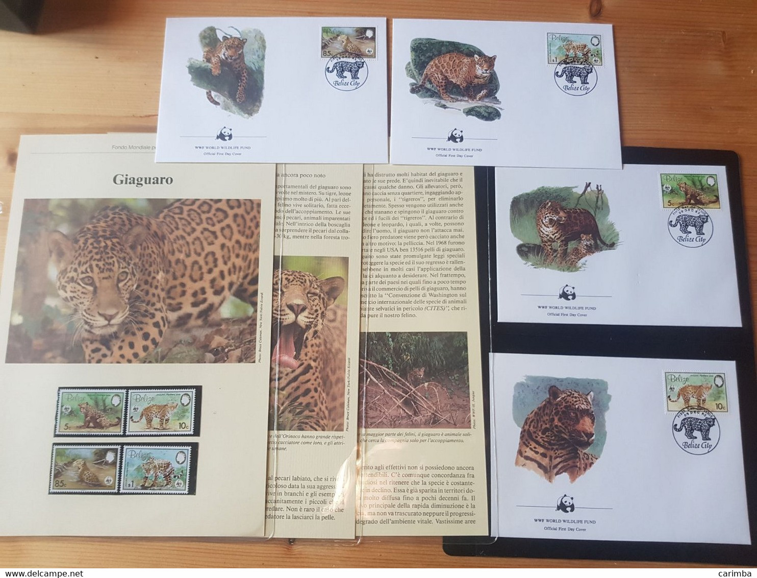 BELIZE WWF GIAGUARO - Collections, Lots & Series