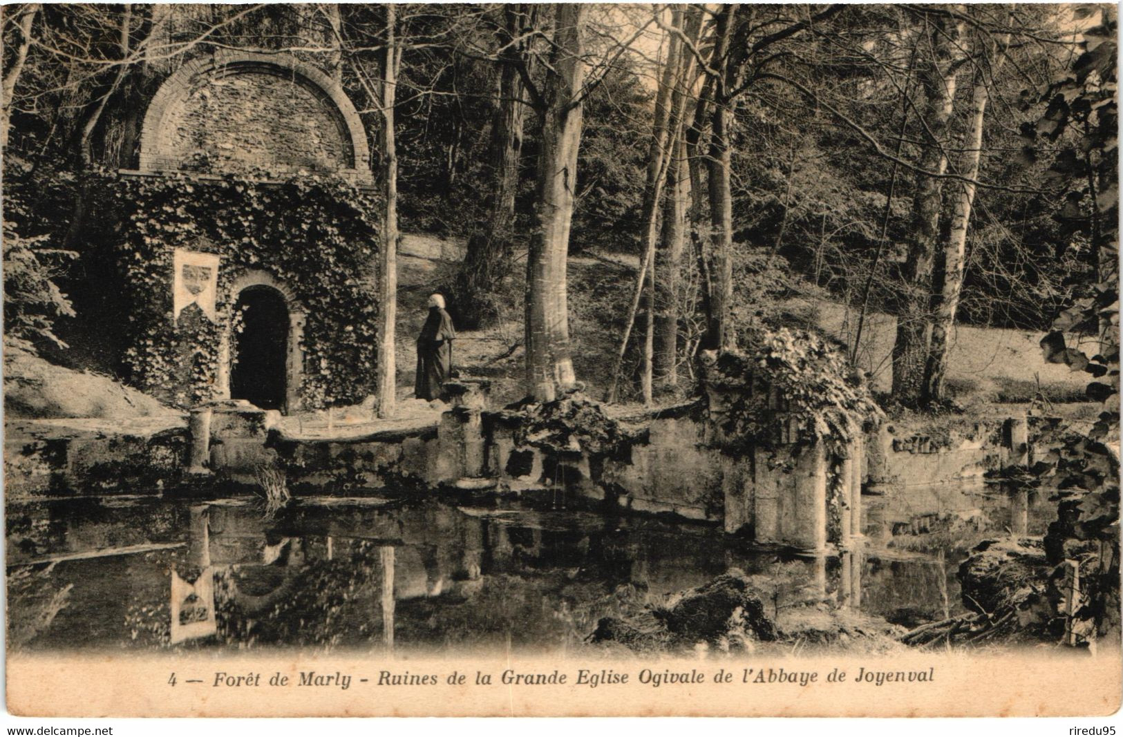 CPA 78 - CHAMBOURCY - FORET DE MARLY -  RUINES DE L EGLISE OGIVALE DE L ABBAYE DE JOYENVAL - DETRUITE A LA REVOLUTION - Chambourcy