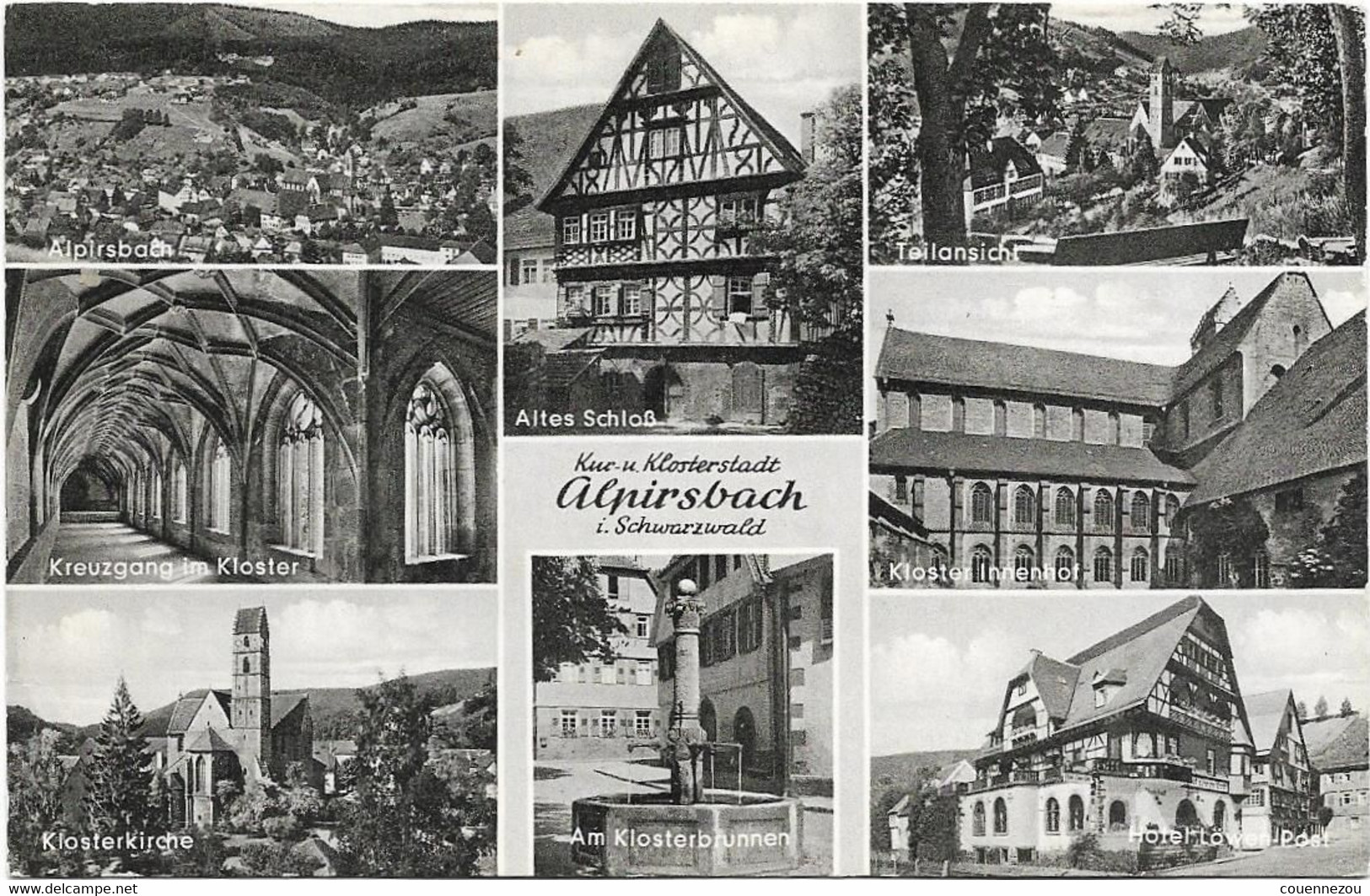 R  710/11 ALPIRSBACH    LOT 2 CARTES - Alpirsbach