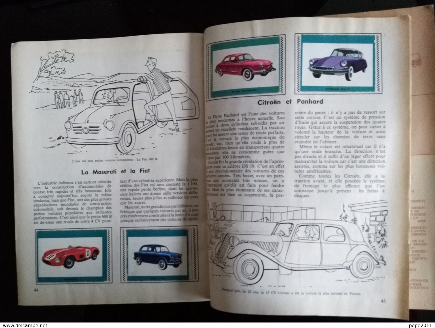 Encyclopédie Par Le Timbre AUTOMOBILES D'HIER Et D'AUJOURD'HUI  Par N. Bond  Illustrations G.K. Clifton, R. Boston - Autres & Non Classés