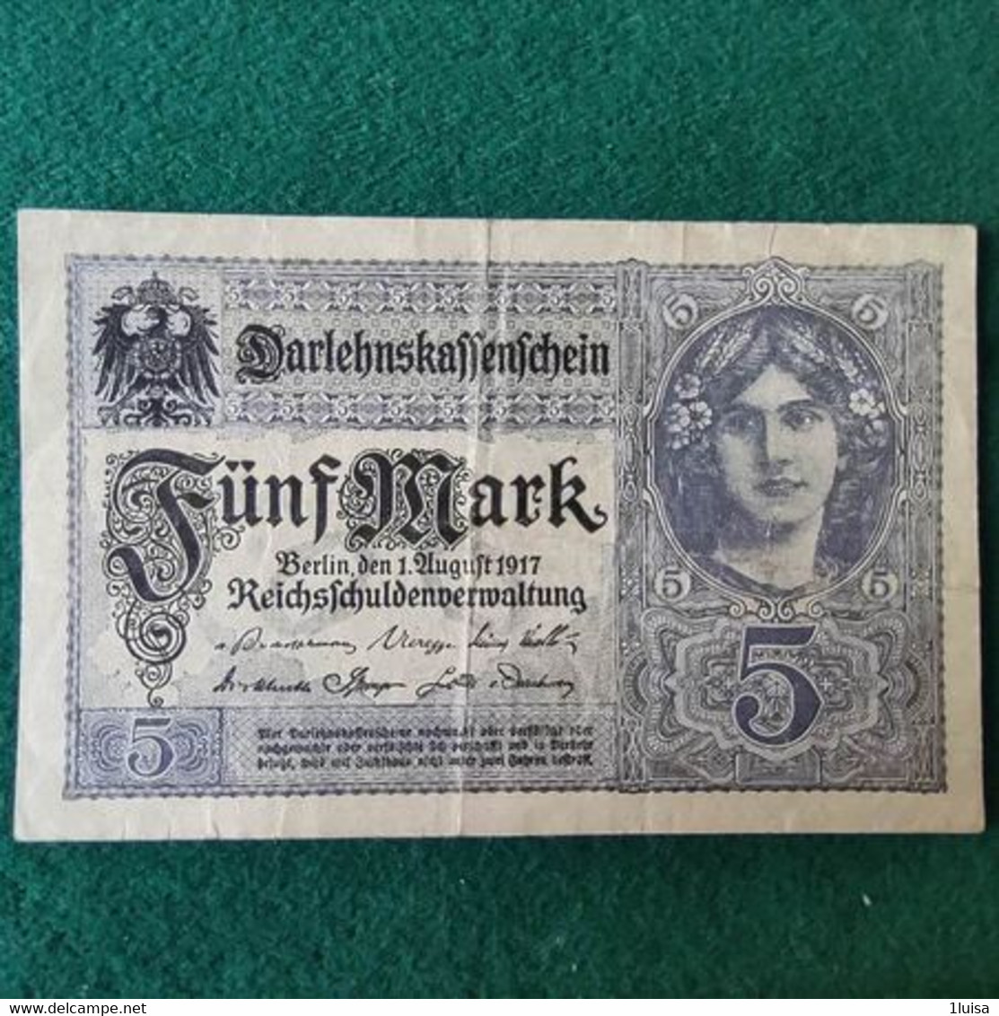 GERMANIA 5 MARK 1917 - 5 Mark