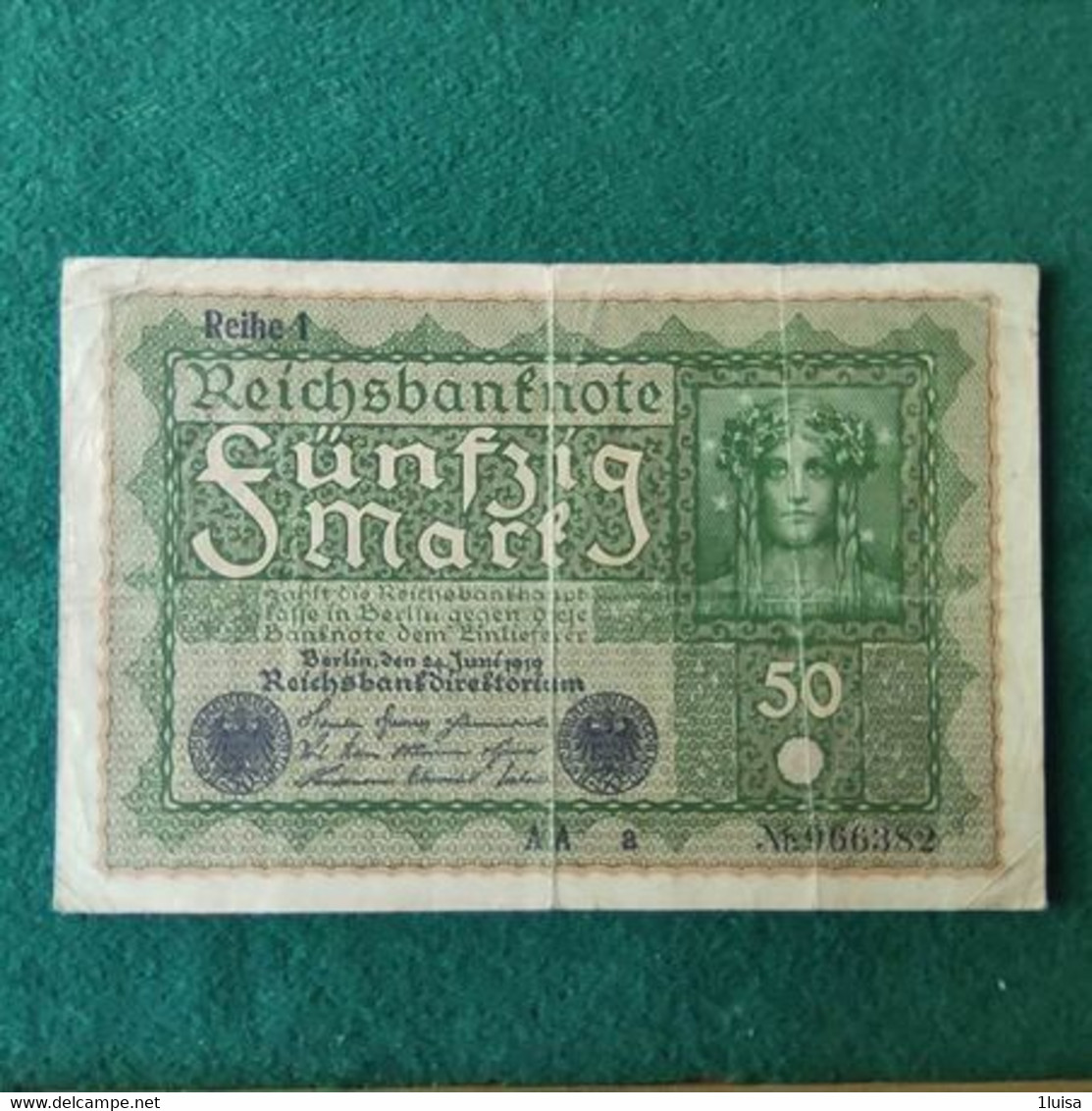 GERMANIA 50 MARK 1919 - 50 Mark