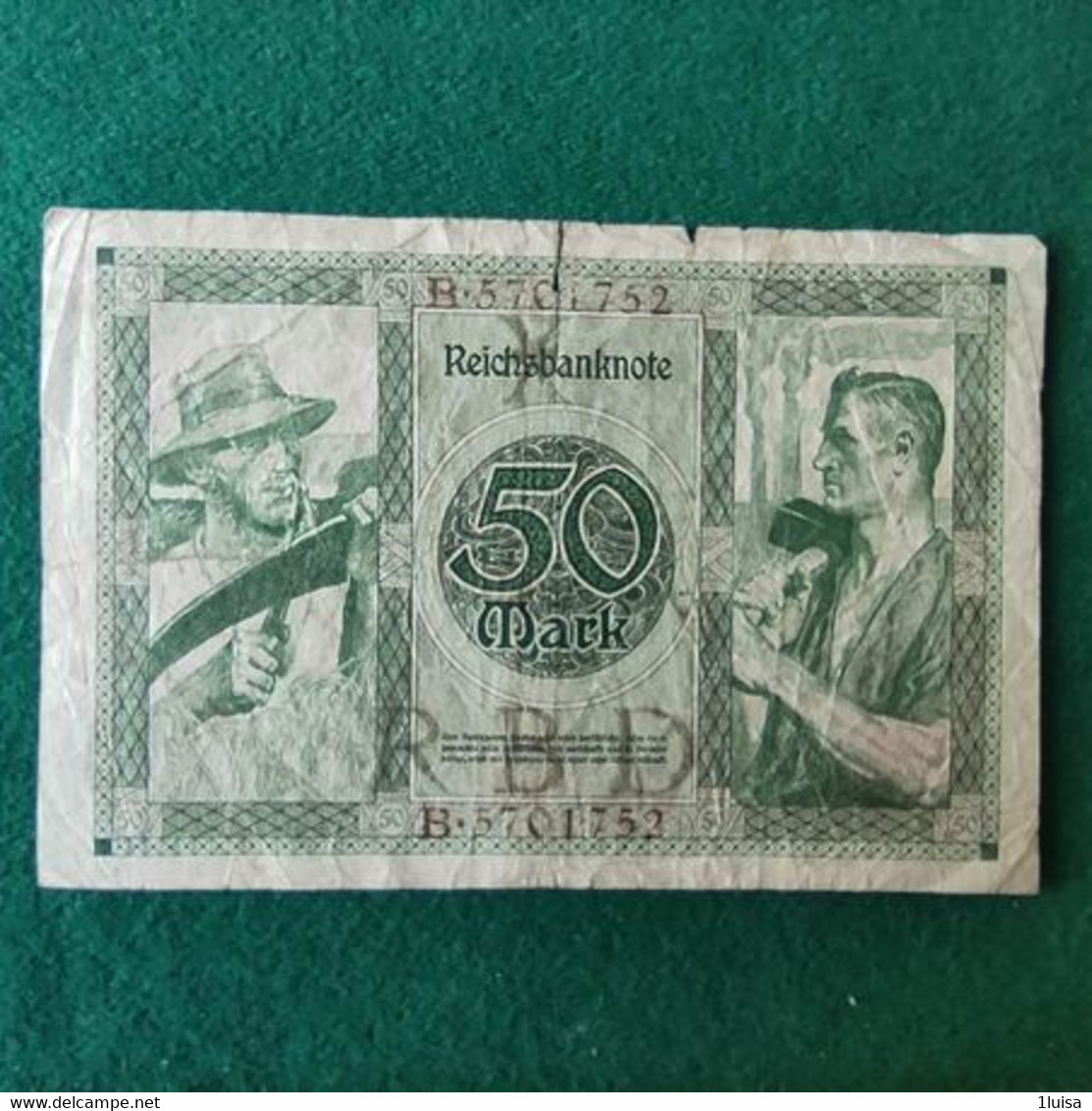 GERMANIA 50 MARK 1920 - 50 Mark