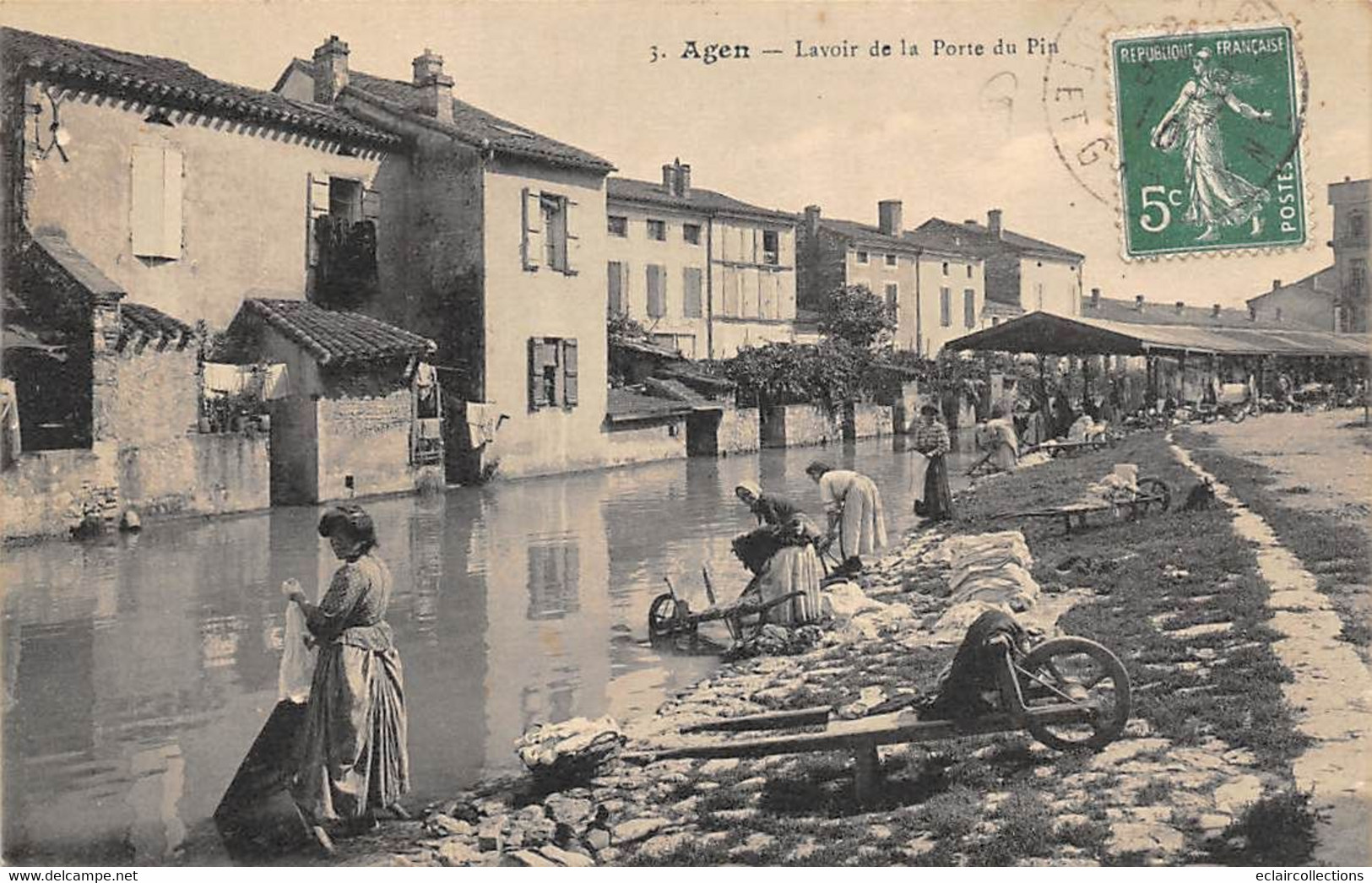 Agen       47      Lavoir De La Porte Du Pin        (voir Scan) - Agen