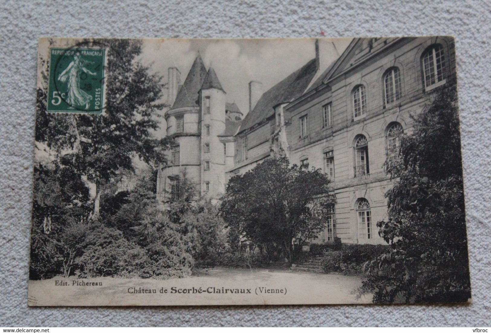 F893, Château De Scorbé Calirvaux, Vienne 86 - Scorbe Clairvaux