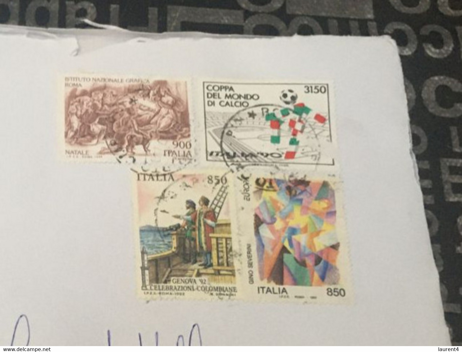 (1 E 26) Large Letter Posted Fron Italy From France (during COVID-19 Pandemic) With 4 Stamps - 2021-...: Storia Postale