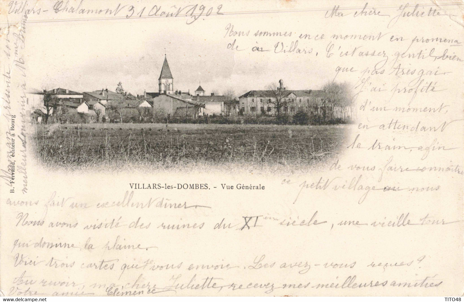 FRANCE-01 AIN - VILLARDS-les-DOMBES - Vue Générale - Villars-les-Dombes