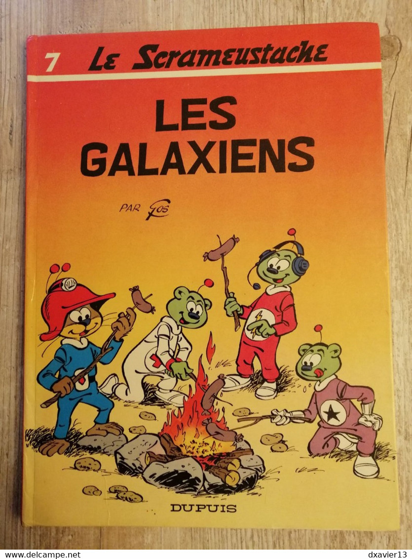 Bande Dessinée - Le Scrameustache 7  - Les Galaxiens (1979) - Scrameustache, Le