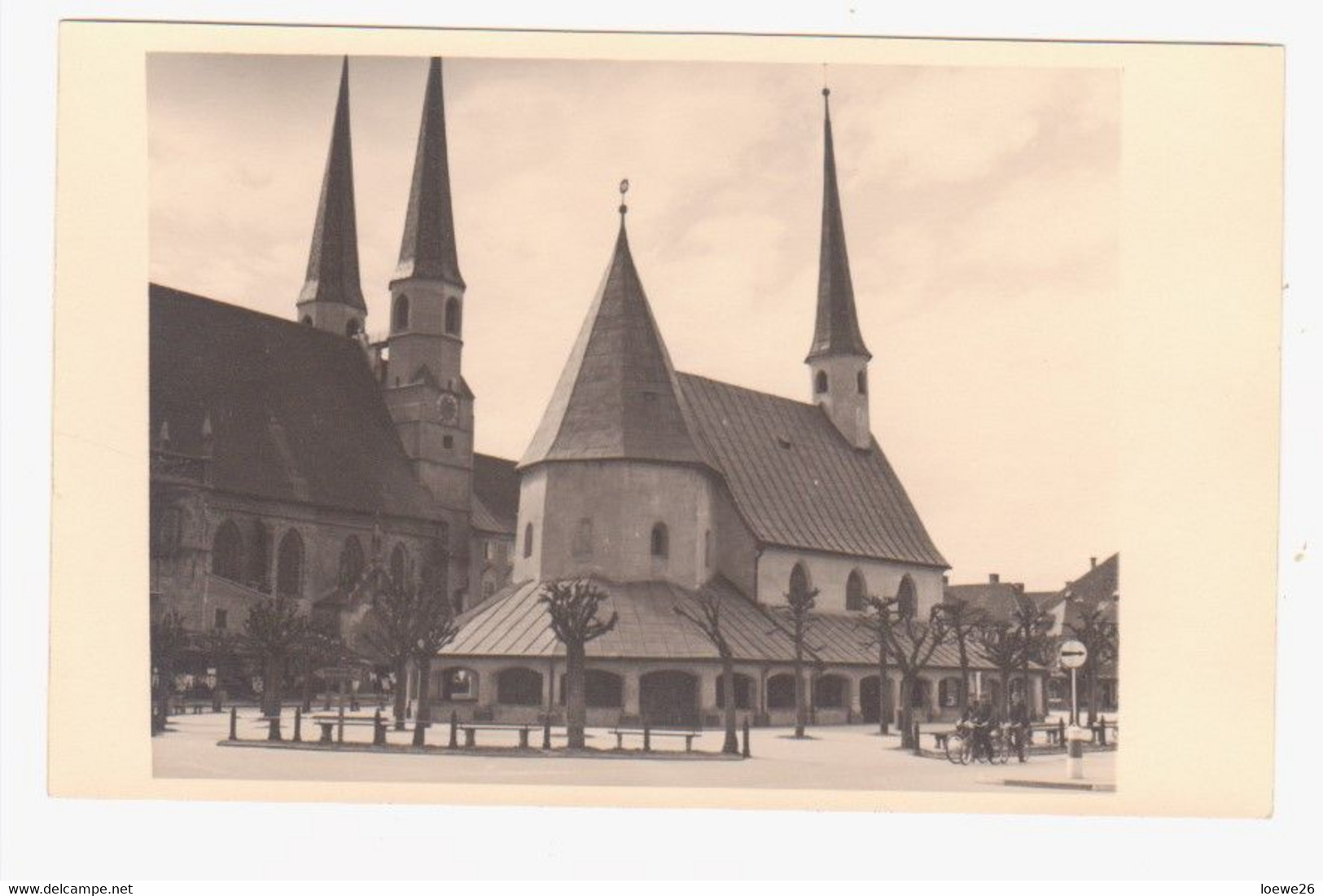 Ak, Foto:  Altötting, Stadtpfarrkirche, Gnadenkapelle - Altoetting