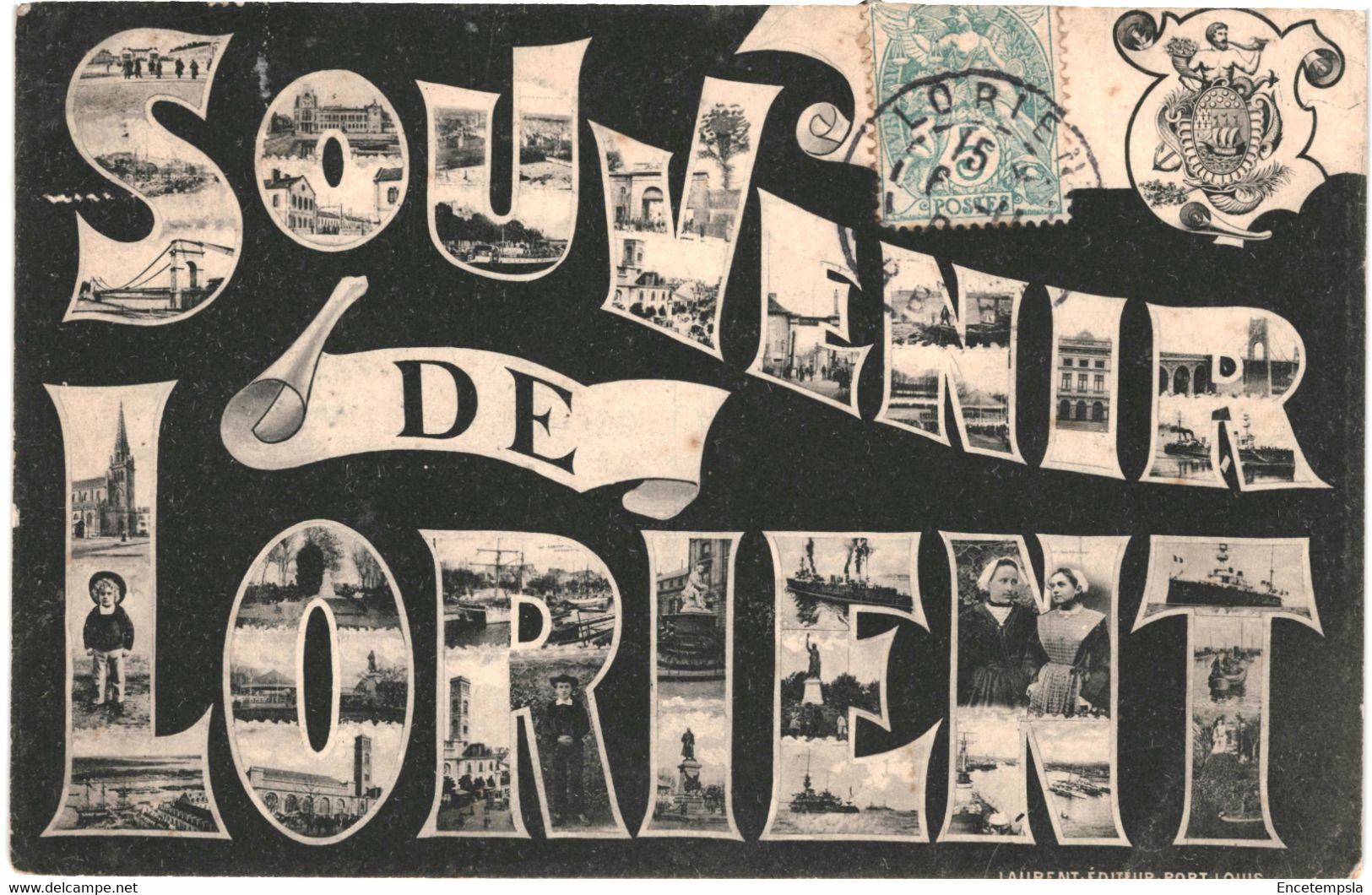 CPA  Carte Postale-France- Lorient-Souvenir De Lorient- 1906- VM42621+ - Lorient