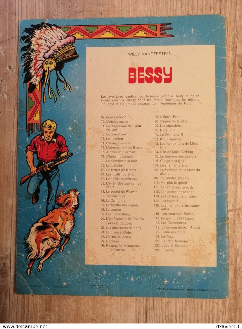 Bande Dessinée - Bessy 124 - L'Exode (1977) - Bessy