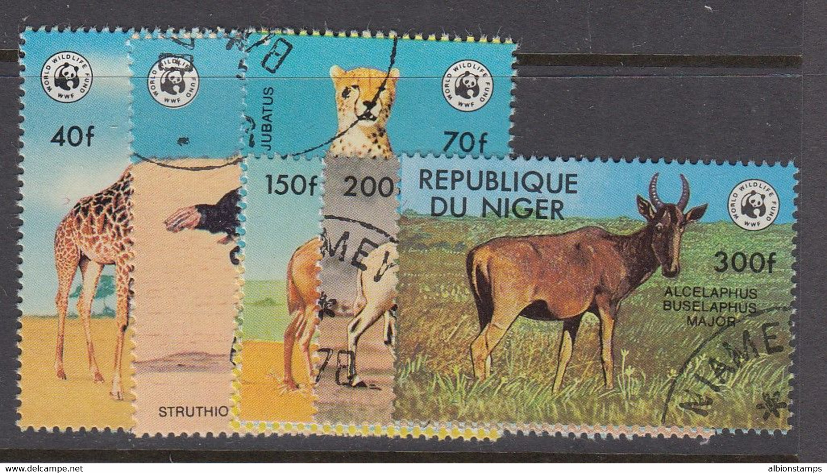 Niger, Scott 447-452, Used - Gebraucht