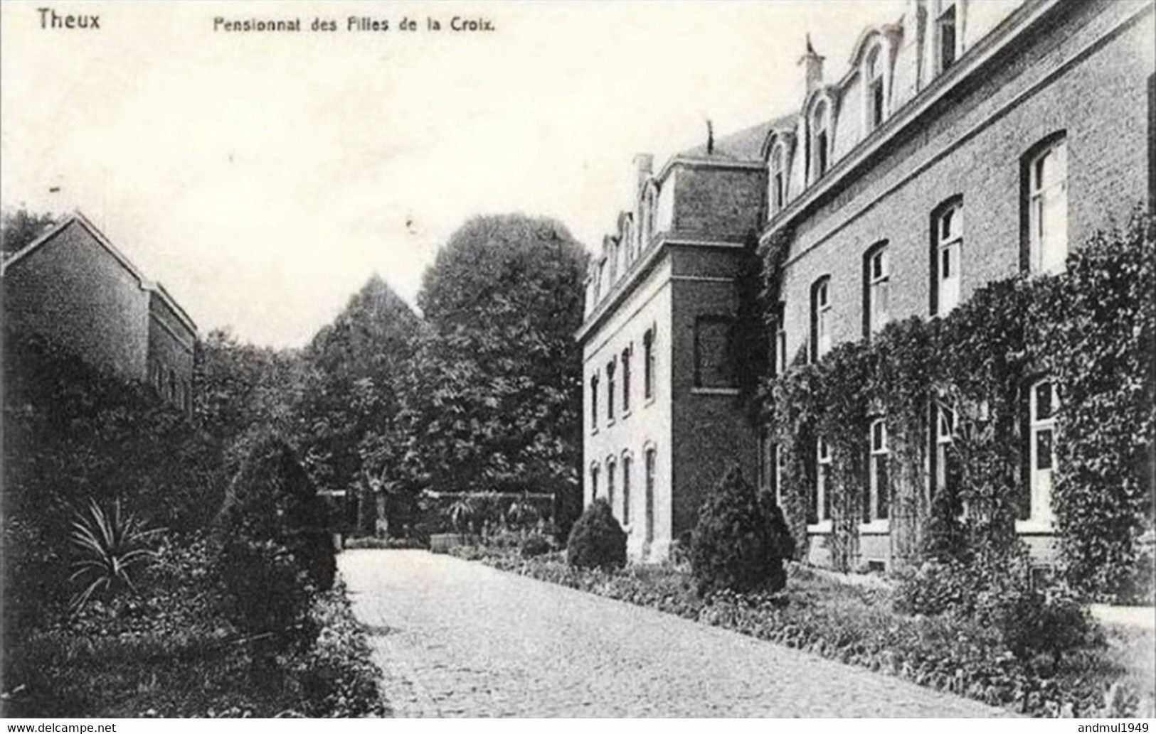 THEUX - Pensionnat Des Filles De La Croix - Oblitération De 1910 - Edit. R. Schüttringer, Photo, Liège - Theux
