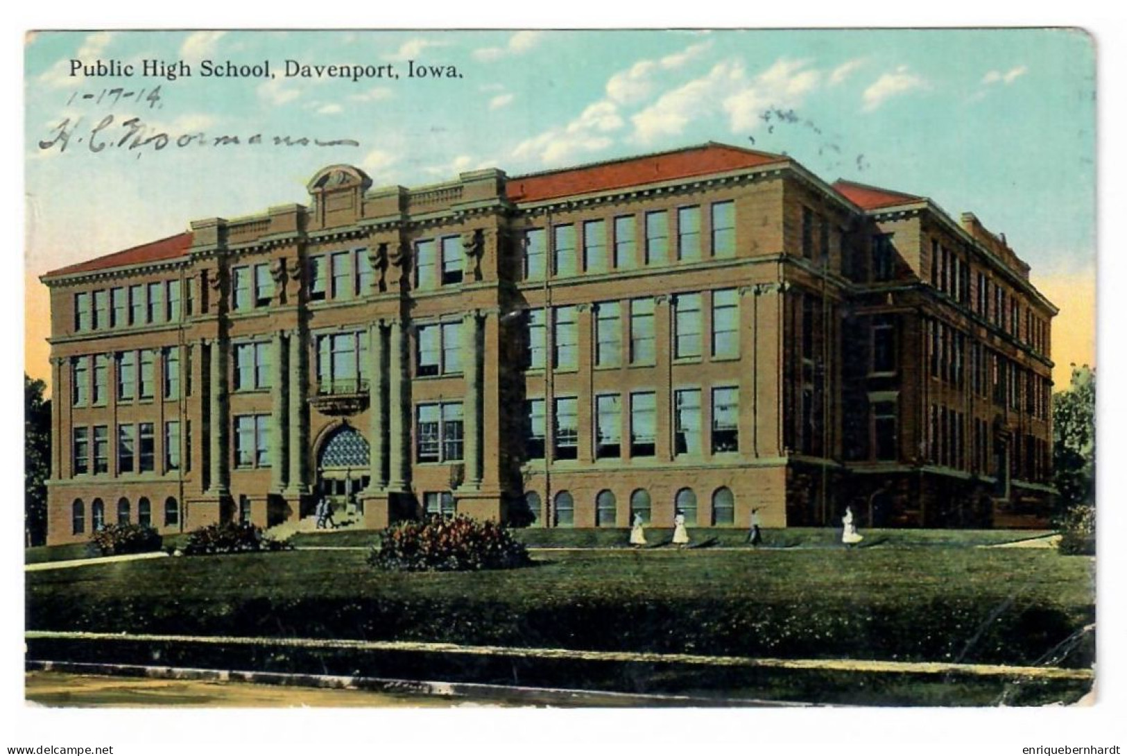 UNITED STATES // IOWA // DAVENPORT // PUBLIC HIGH SCHOOL // 1914 - Davenport