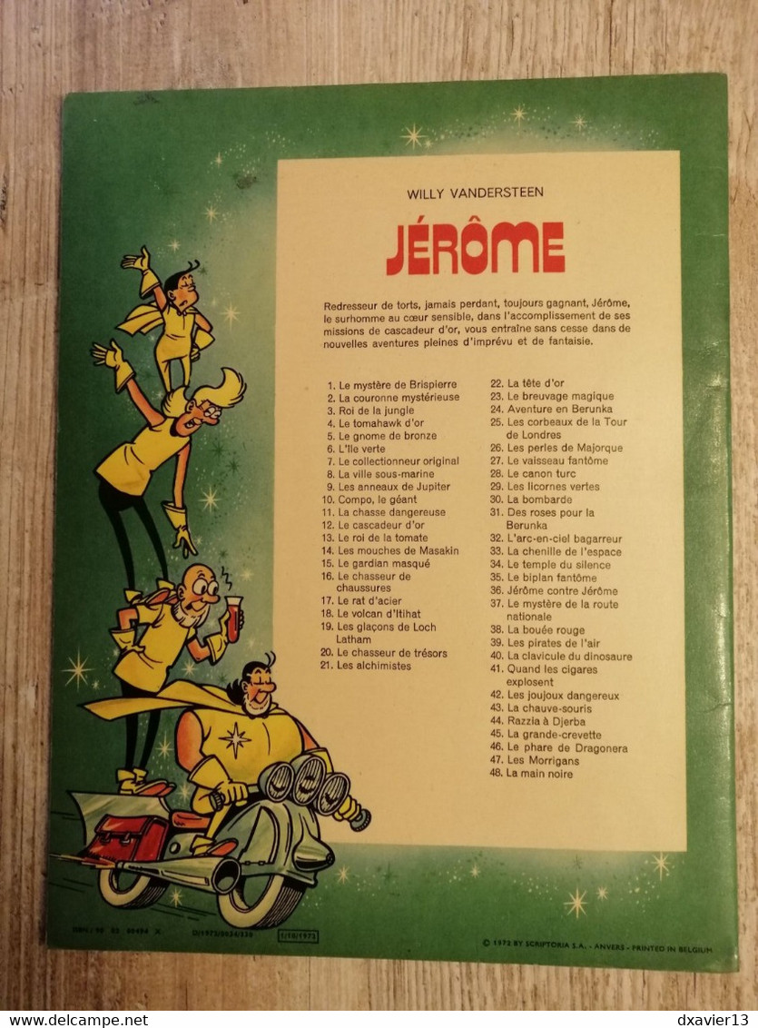 Bande Dessinée - Jérôme 48 - La Main Noire (1972) - Jérôme