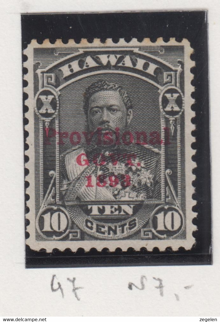 Hawaii Michel-cat. 47 Zonder Gom - Hawaii