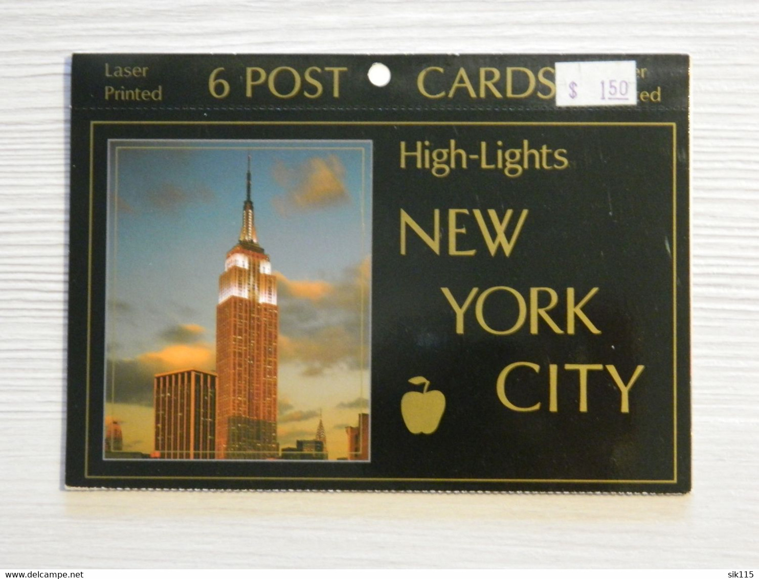 CARNET 6 Cpa NEW YORK  Postcard - One World Trade Center - Le World Trade Center Avant Attentat  - Mark SANDS ( S1103 ) - World Trade Center