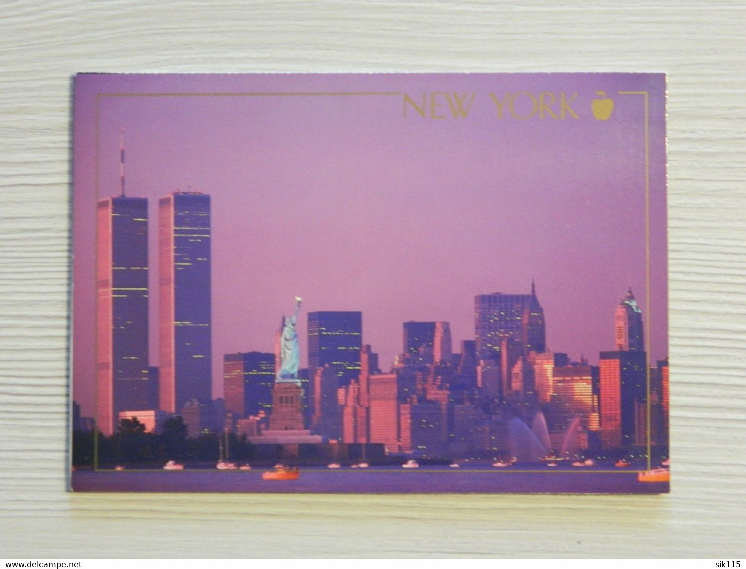 CARNET 6 Cpa NEW YORK  Postcard - One World Trade Center - Le World Trade Center Avant Attentat  - Mark SANDS ( S1103 ) - World Trade Center