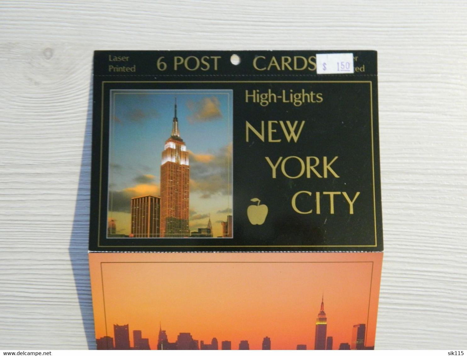 CARNET 6 Cpa NEW YORK  Postcard - One World Trade Center - Le World Trade Center Avant Attentat  - Mark SANDS ( S1103 ) - World Trade Center