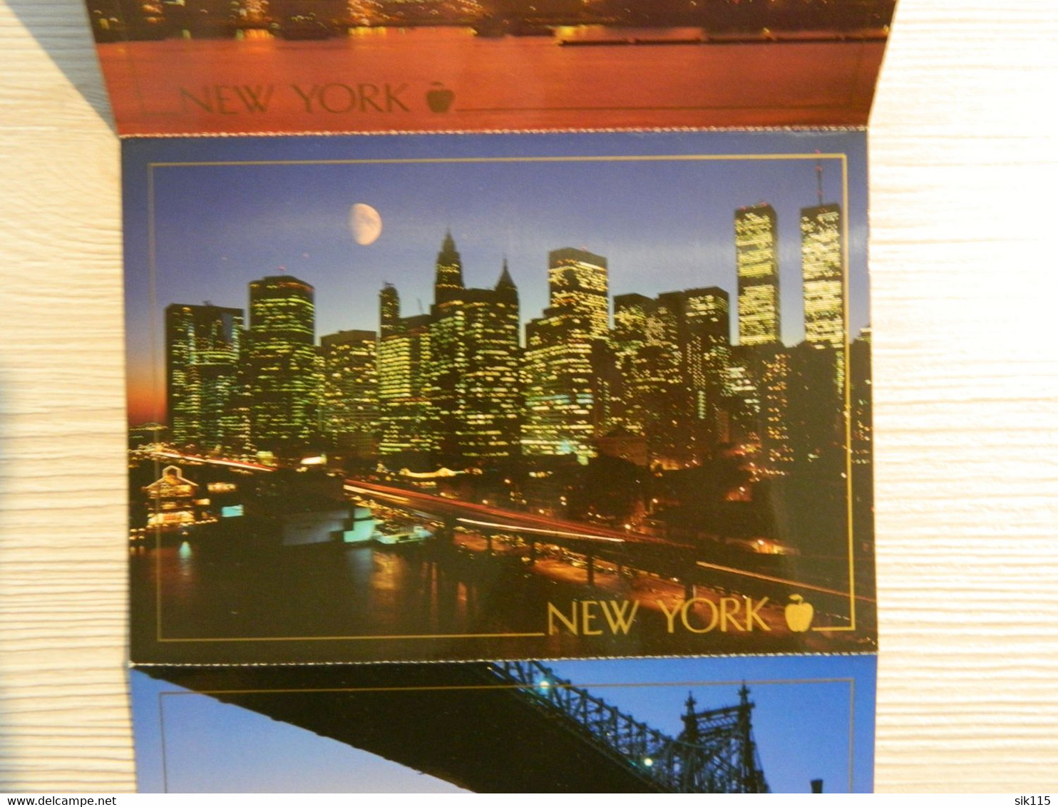 CARNET 6 Cpa NEW YORK  Postcard - One World Trade Center - Le World Trade Center avant attentat  - Mark SANDS ( S1103 )