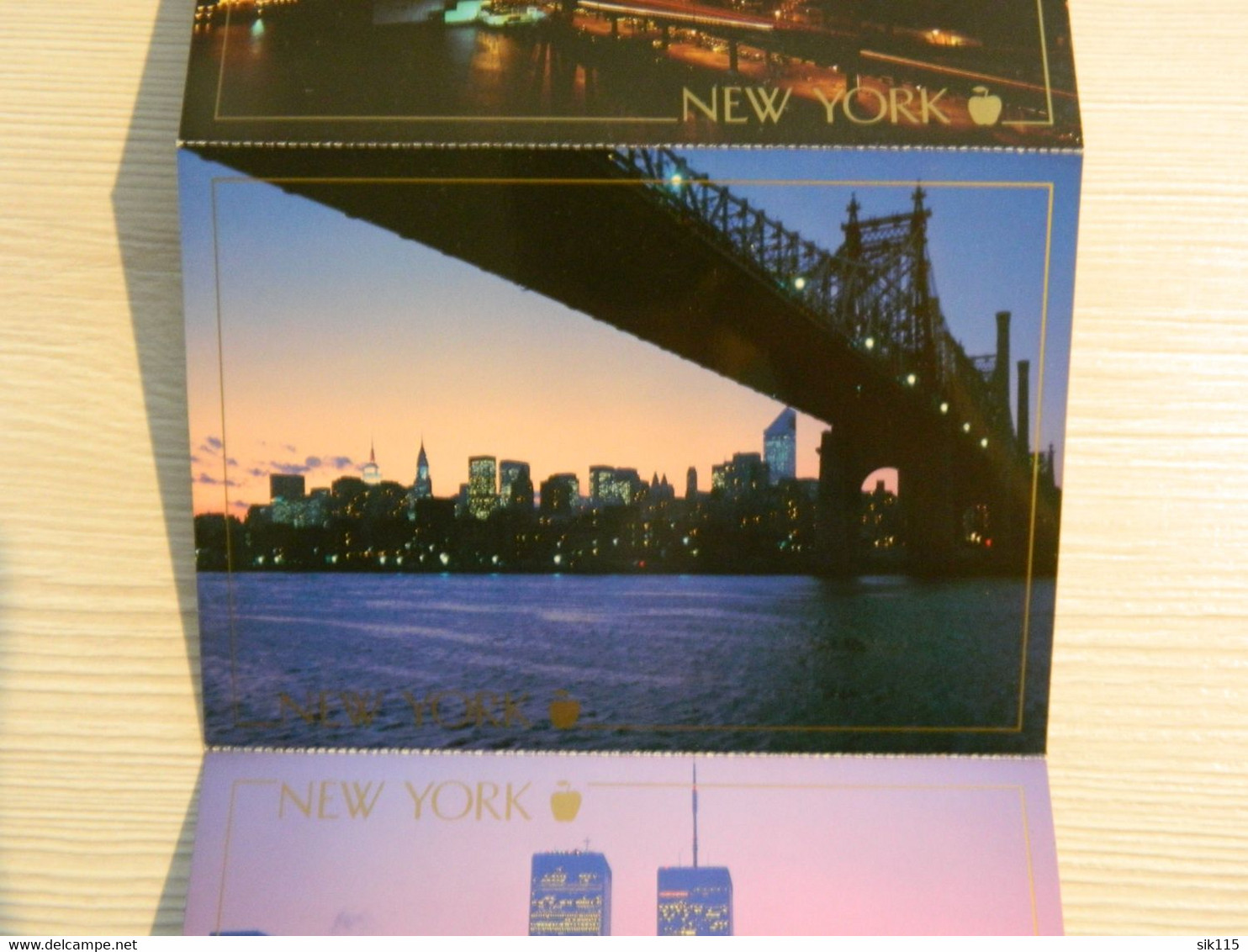 CARNET 6 Cpa NEW YORK  Postcard - One World Trade Center - Le World Trade Center avant attentat  - Mark SANDS ( S1103 )