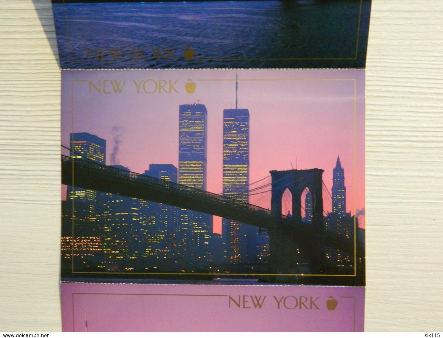 CARNET 6 Cpa NEW YORK  Postcard - One World Trade Center - Le World Trade Center avant attentat  - Mark SANDS ( S1103 )