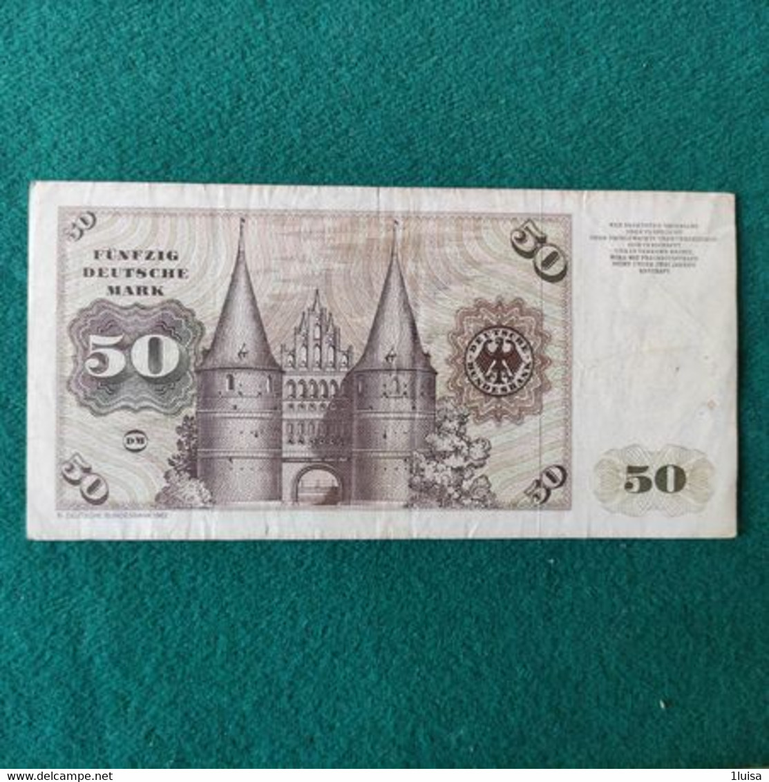 GERMANIA 50 MARK 1980 - 50 Deutsche Mark