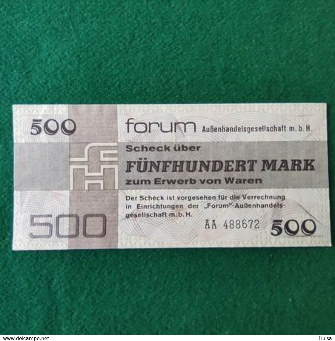 GERMANIA 500 MARK 1979 - Other & Unclassified