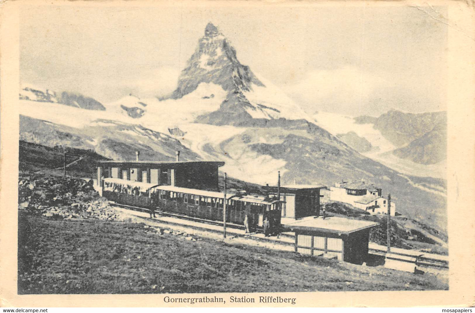 Gornergratbahn, Station Riffelberg - Berg