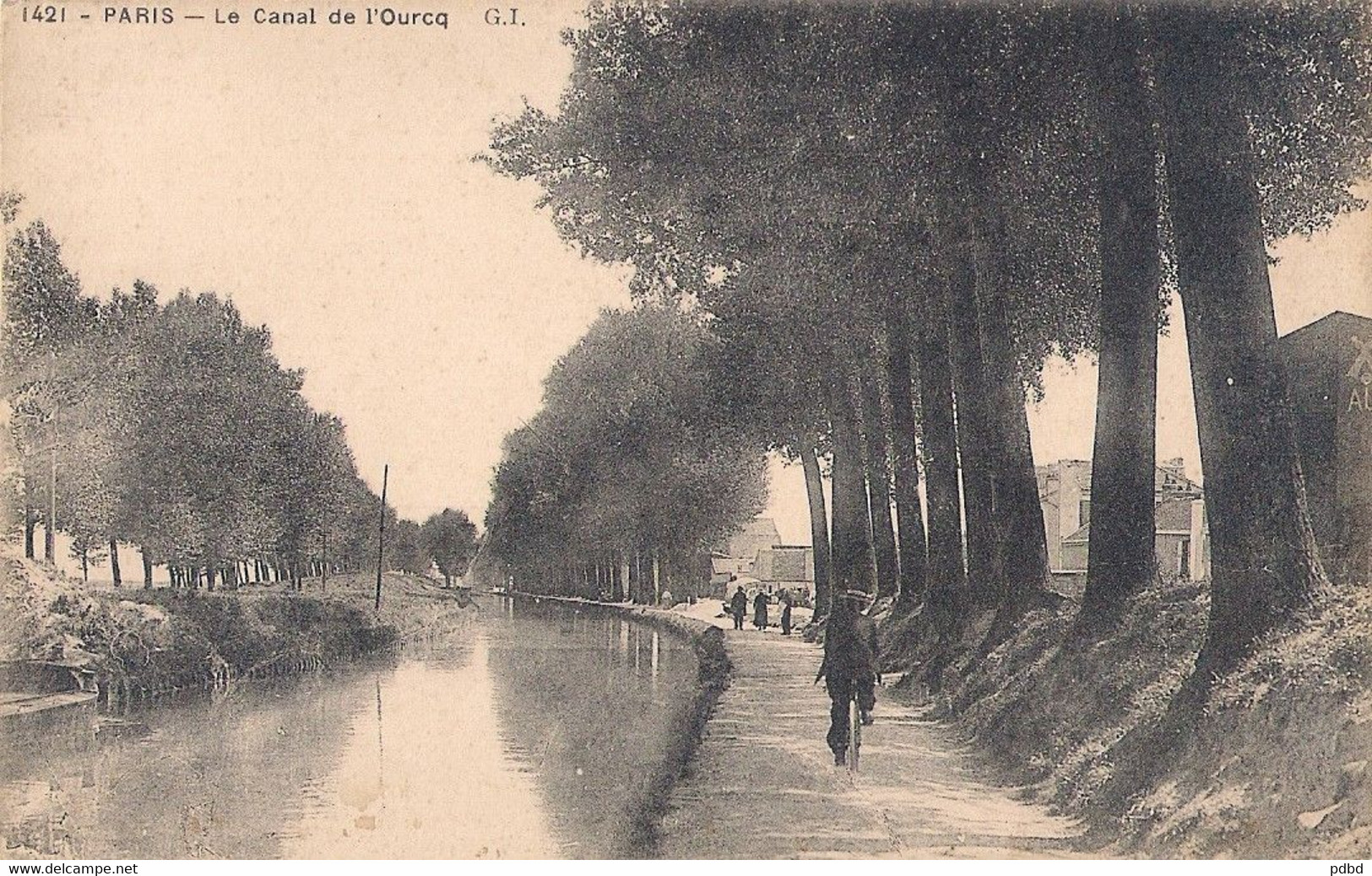 75 . Paris . Canal De L'Ourcq . - Distretto: 19