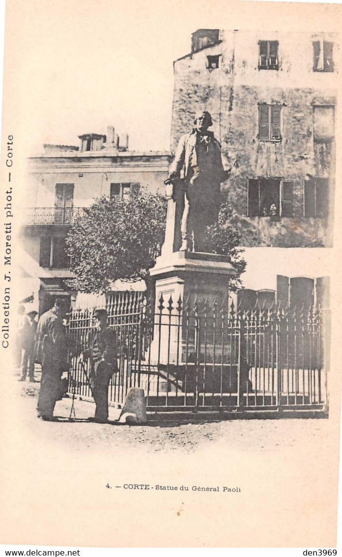 CORTE - Statue Du Général Paoli - Précurseur - Corte