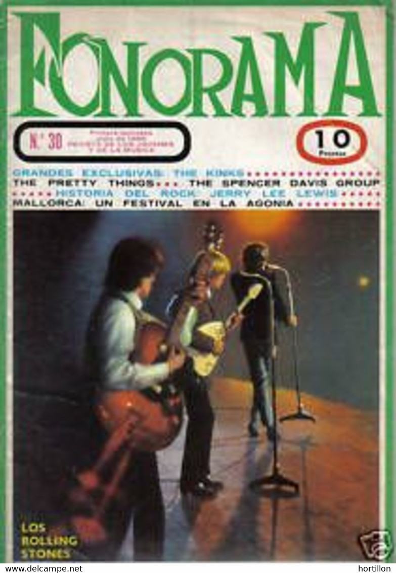 Revue Espagne FONORAMA N° 30 Juillet 1966 ROLLING STONES / PRETTY THINKS / KINKS / PATRICIA CARLI - [4] Tematica