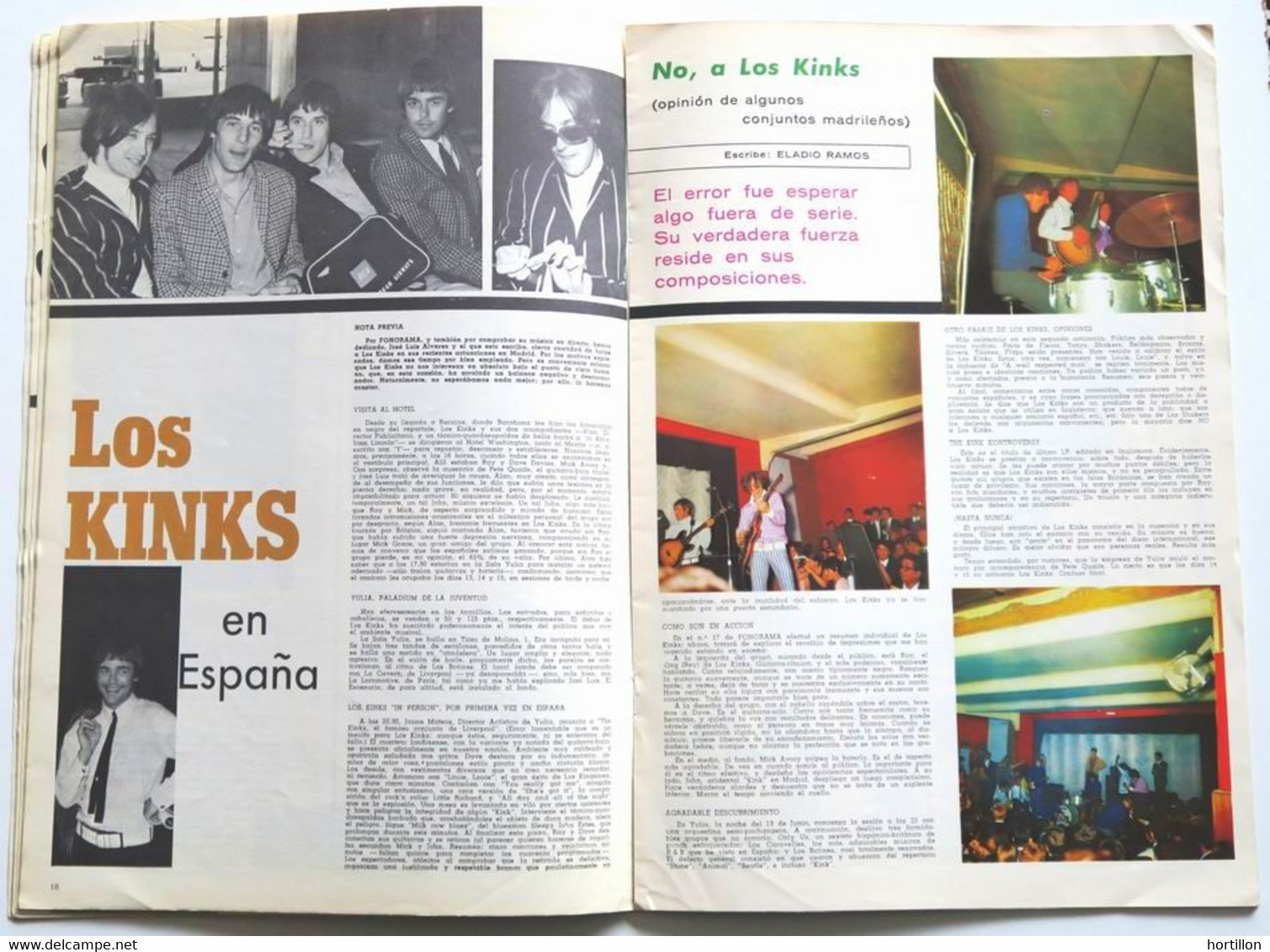 Revue Espagne FONORAMA N° 30 Juillet 1966 ROLLING STONES / PRETTY THINKS / KINKS / PATRICIA CARLI - [4] Themes