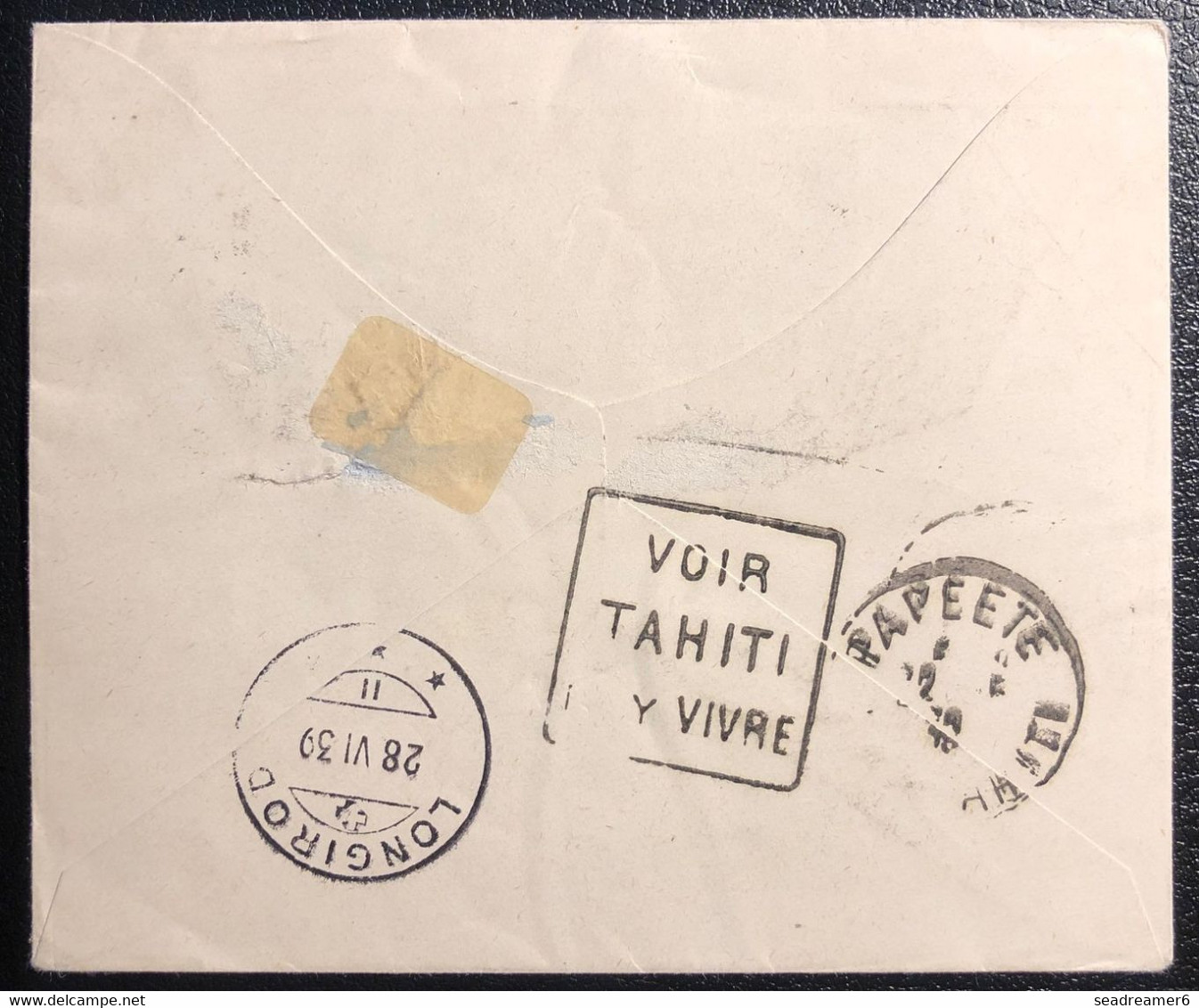 Océanie Lettre Tarif Imprimé 05/1939 TAHITI De ATUONA (Marquises !) N°27, 50 & 51 Pour LONGIROD En SUISSE TTB & R - Covers & Documents