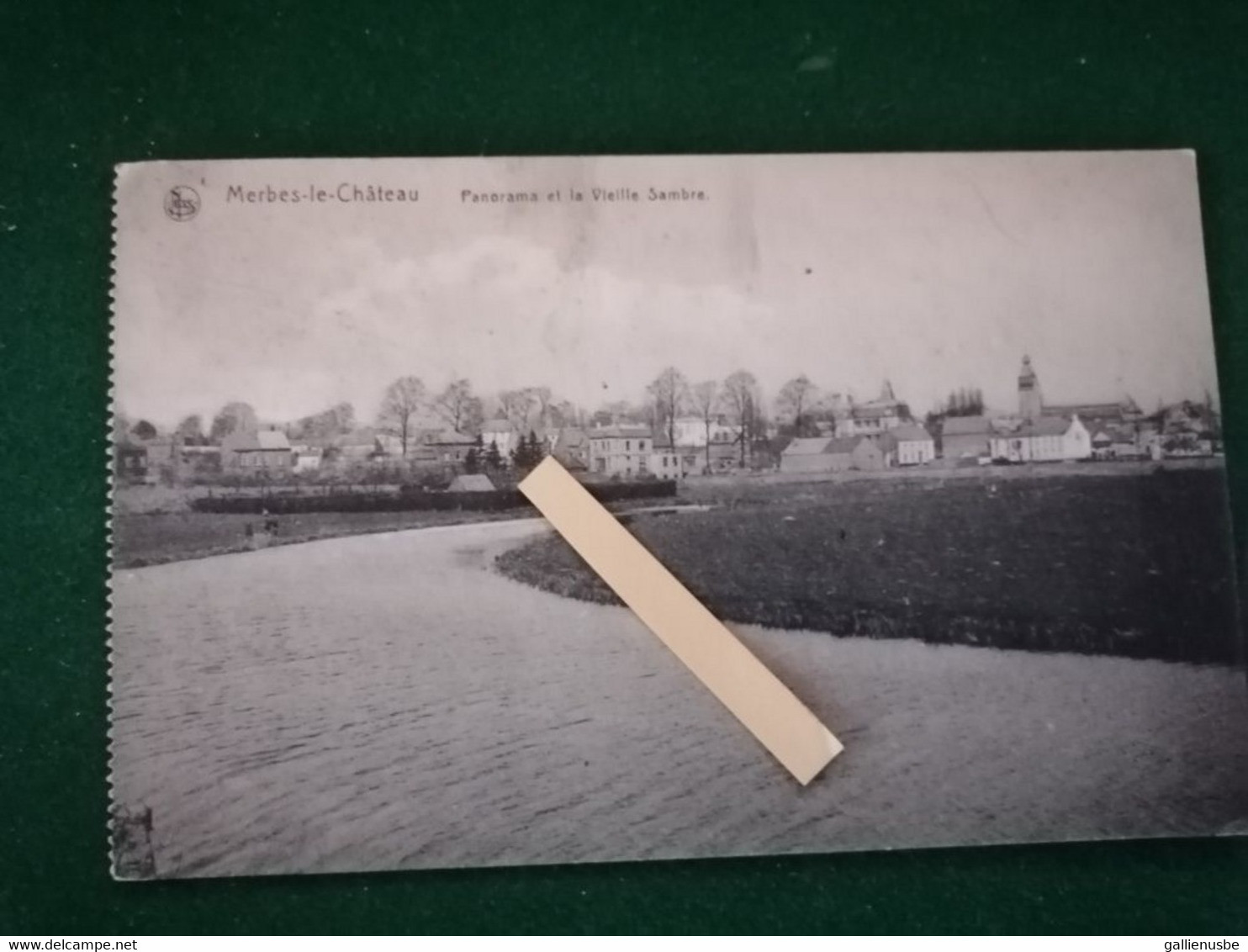 Carte Postale De Merbes-le-château : Panorama Et La Vieille Sambre - Merbes-le-Chateau