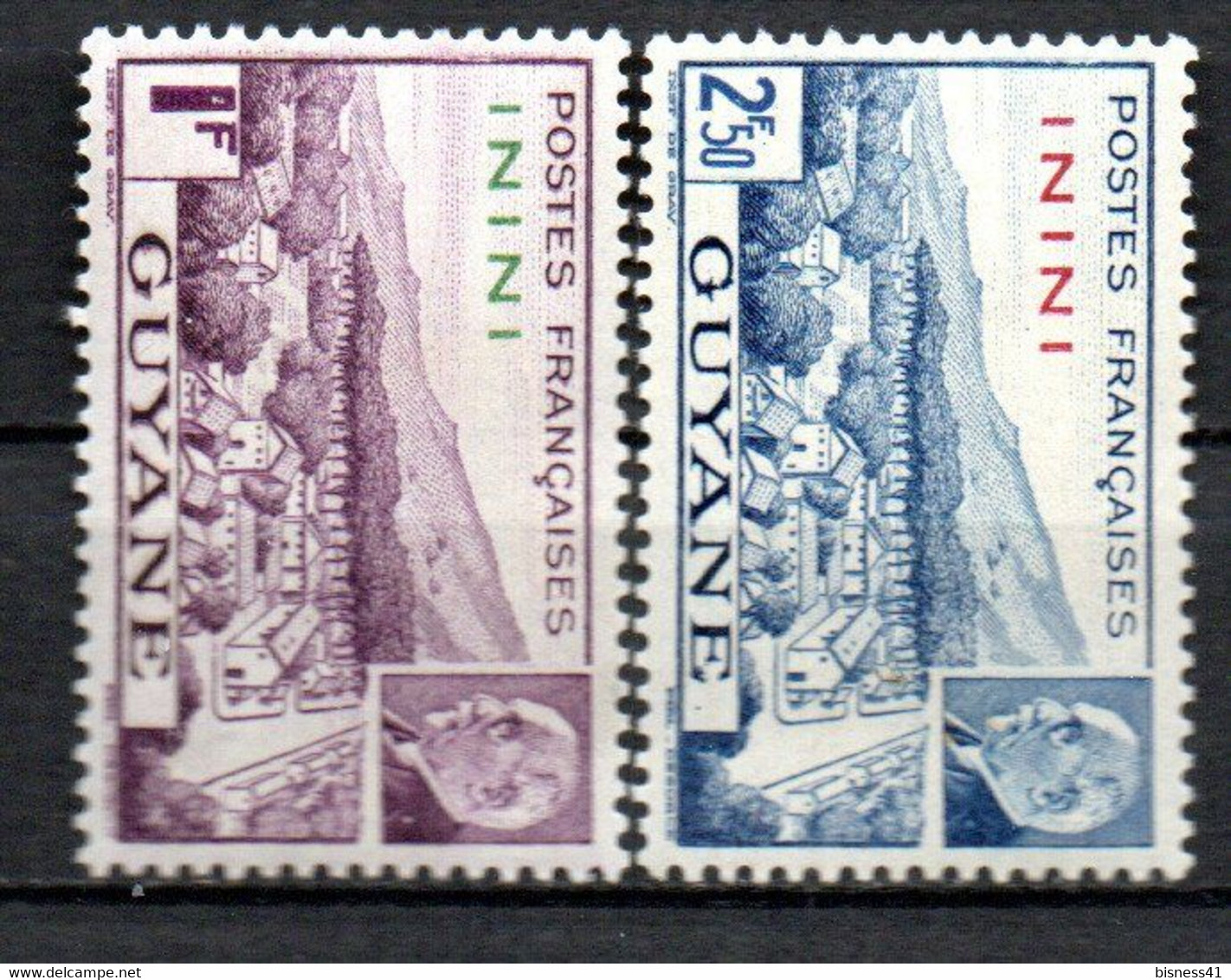 Col24 Colonies Inini N°  51 & 52 Neuf X MH : 2,00 € - Unused Stamps