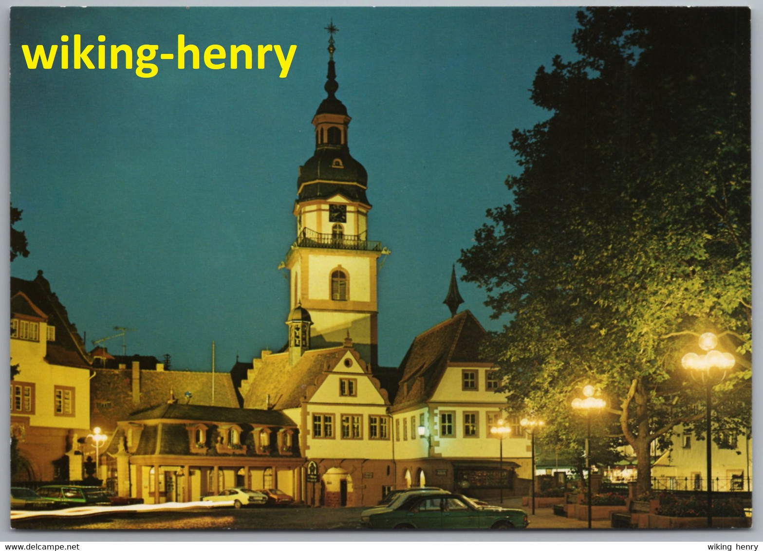 Erbach Im Odenwald - Blick Auf Kirche Und Rathaus 2   Mit Ford Coupé ? Capri ? Escort ? - Erbach