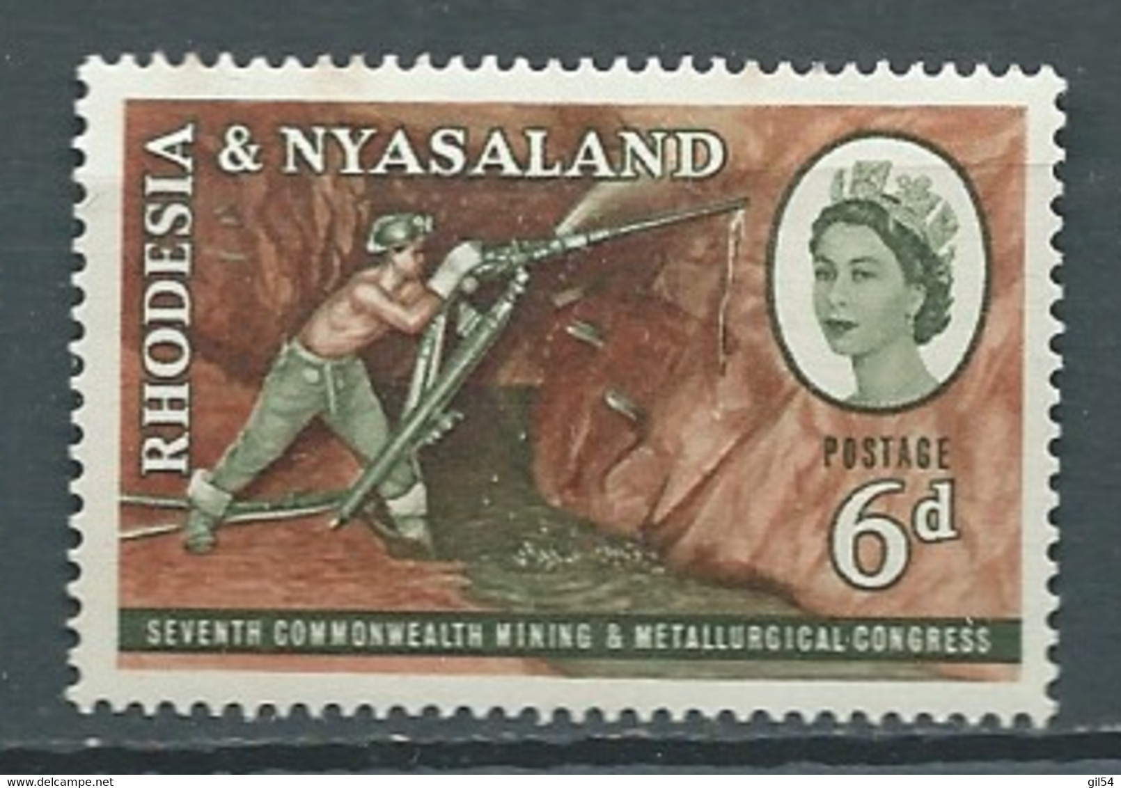 Rhodesie Et Nyassaland  - Yvert N° 39 **  -  Bip 5006 - Rhodésie & Nyasaland (1954-1963)