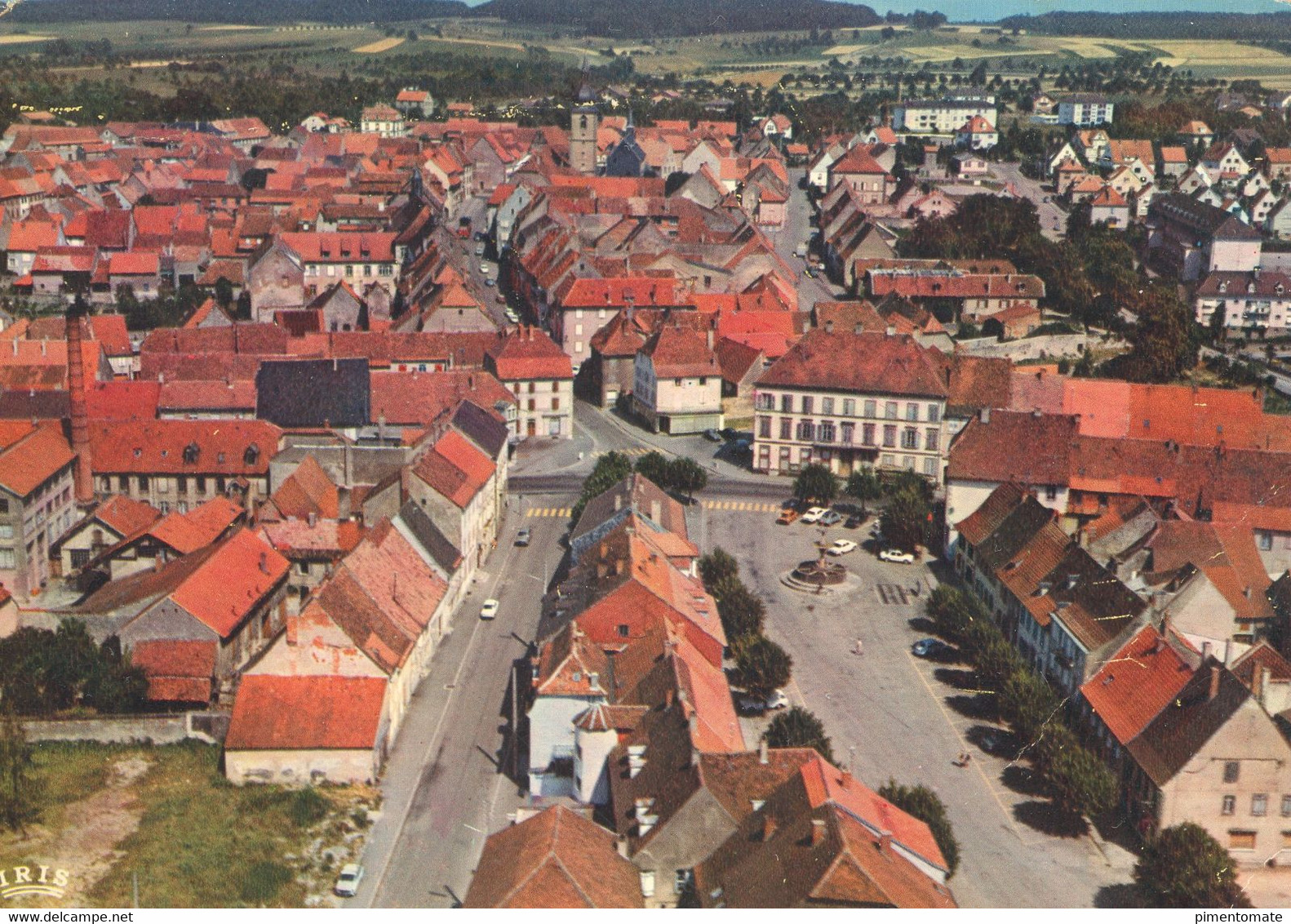 SARRE UNION VUE AERIENNE 1973 - Sarre-Union