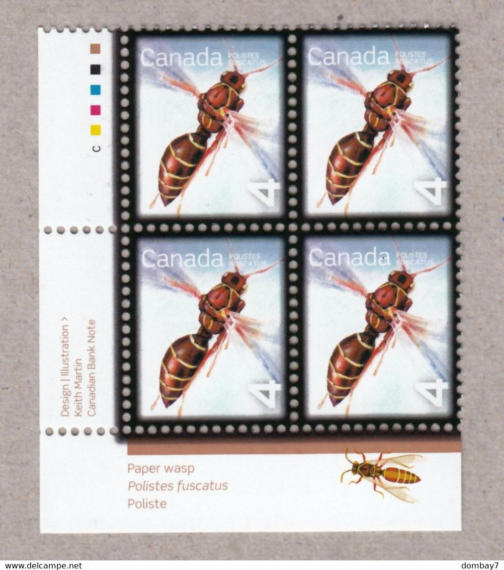 Qc. ERROR-FREAK-VARIETY = BROKEN "A" = Pos. 42, Lower Left Plate Block Unlisted Canada 2010. #2406 [ec54] MNH - Varietà & Curiosità