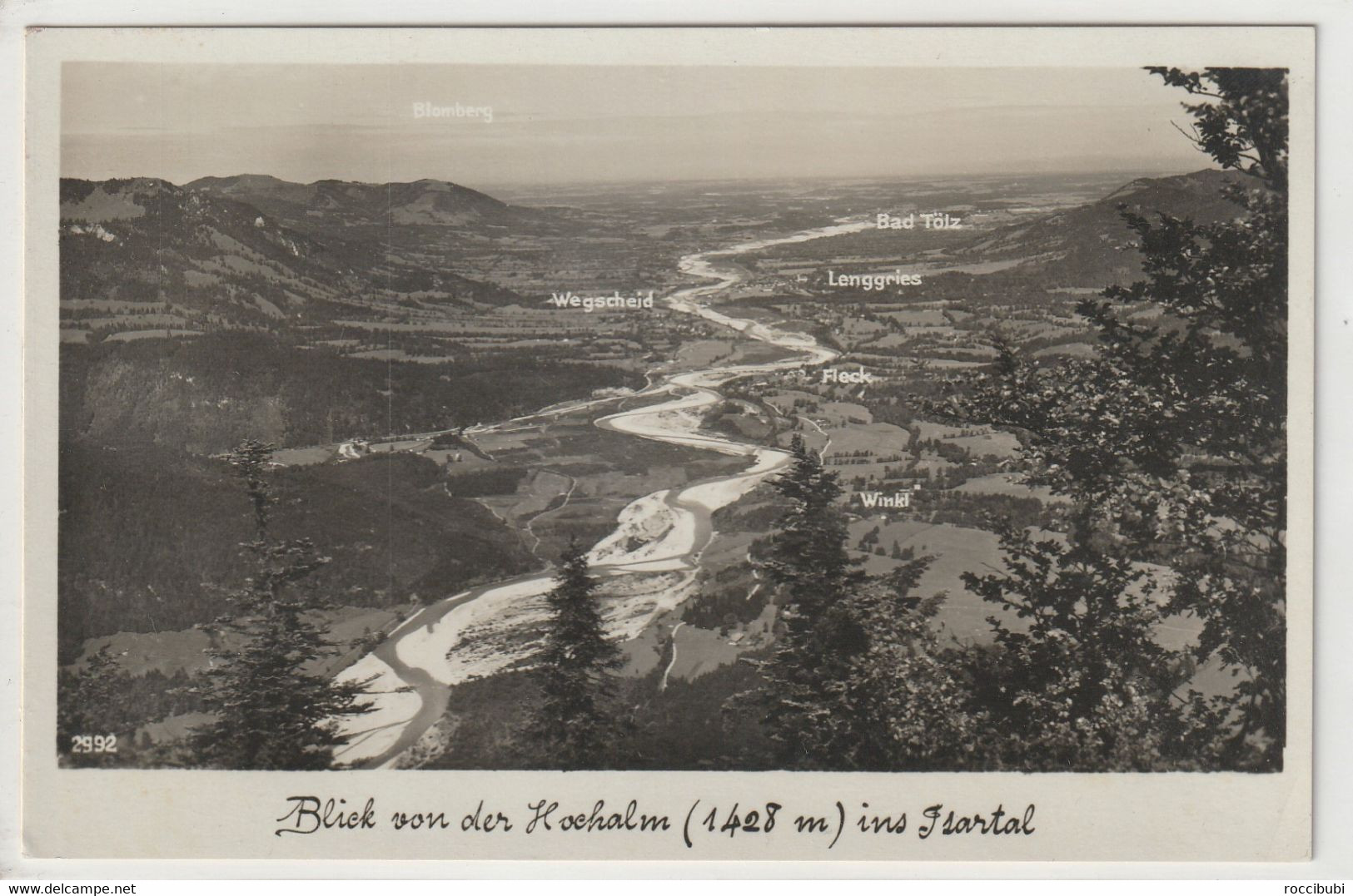 Blick Von Der Hochalm Ins Isartal - Lenggries