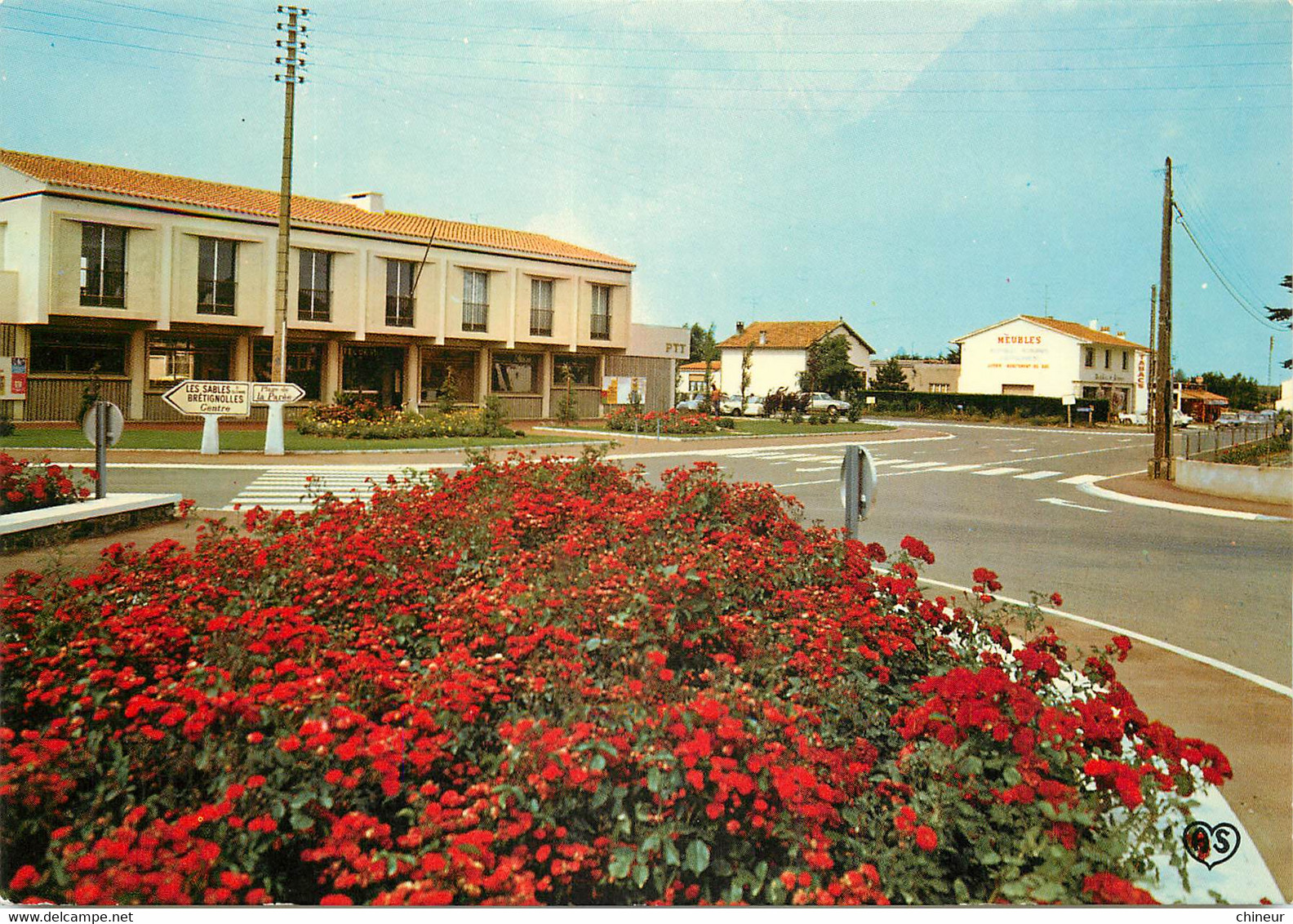 BRETIGNOLLES SUR MER HOTEL DE VILLE LE BUREAU DE  POSTE - Bretignolles Sur Mer