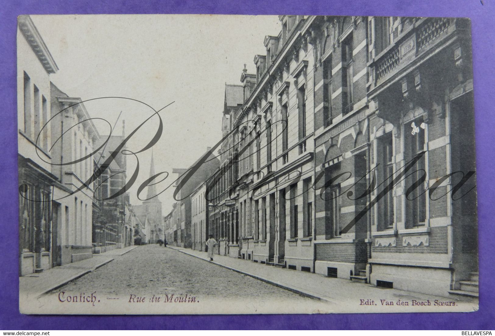 Kontich Rue Du Moulin. Molenstraat. 1909 - Kontich