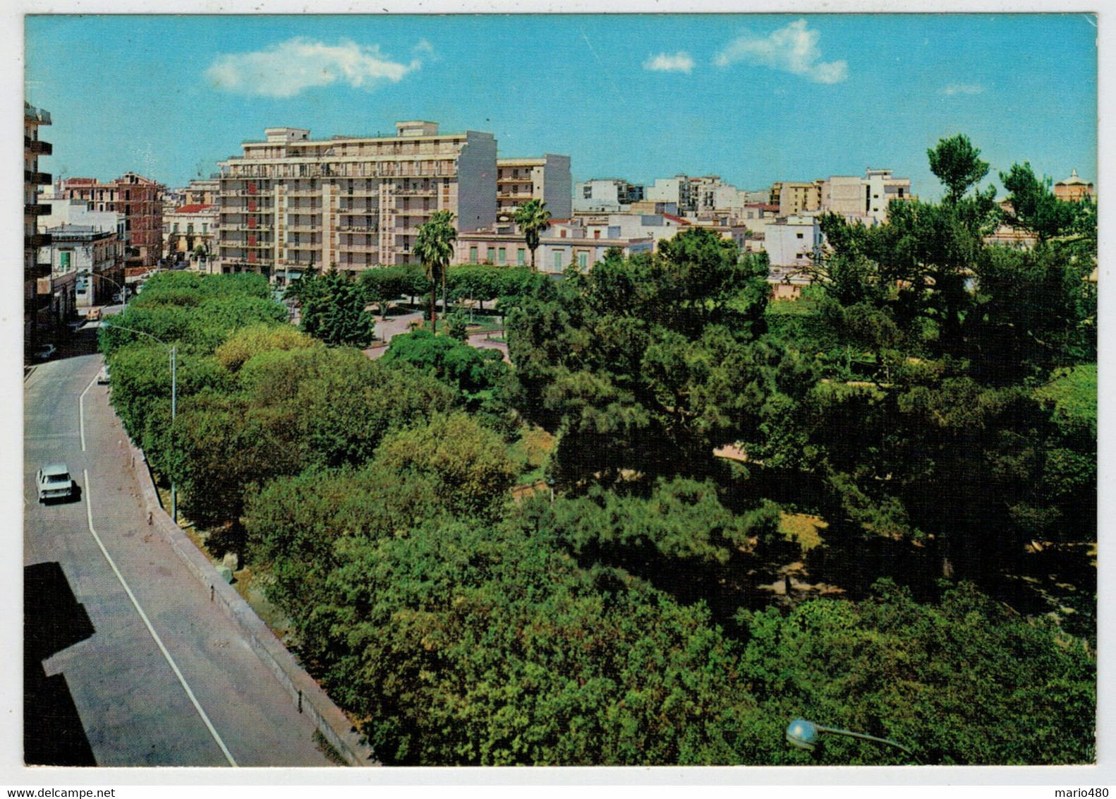 BITONTO   SCORCIO  DELLA  VILLA   COMUNALE      (VIAGGIATA) - Bitonto