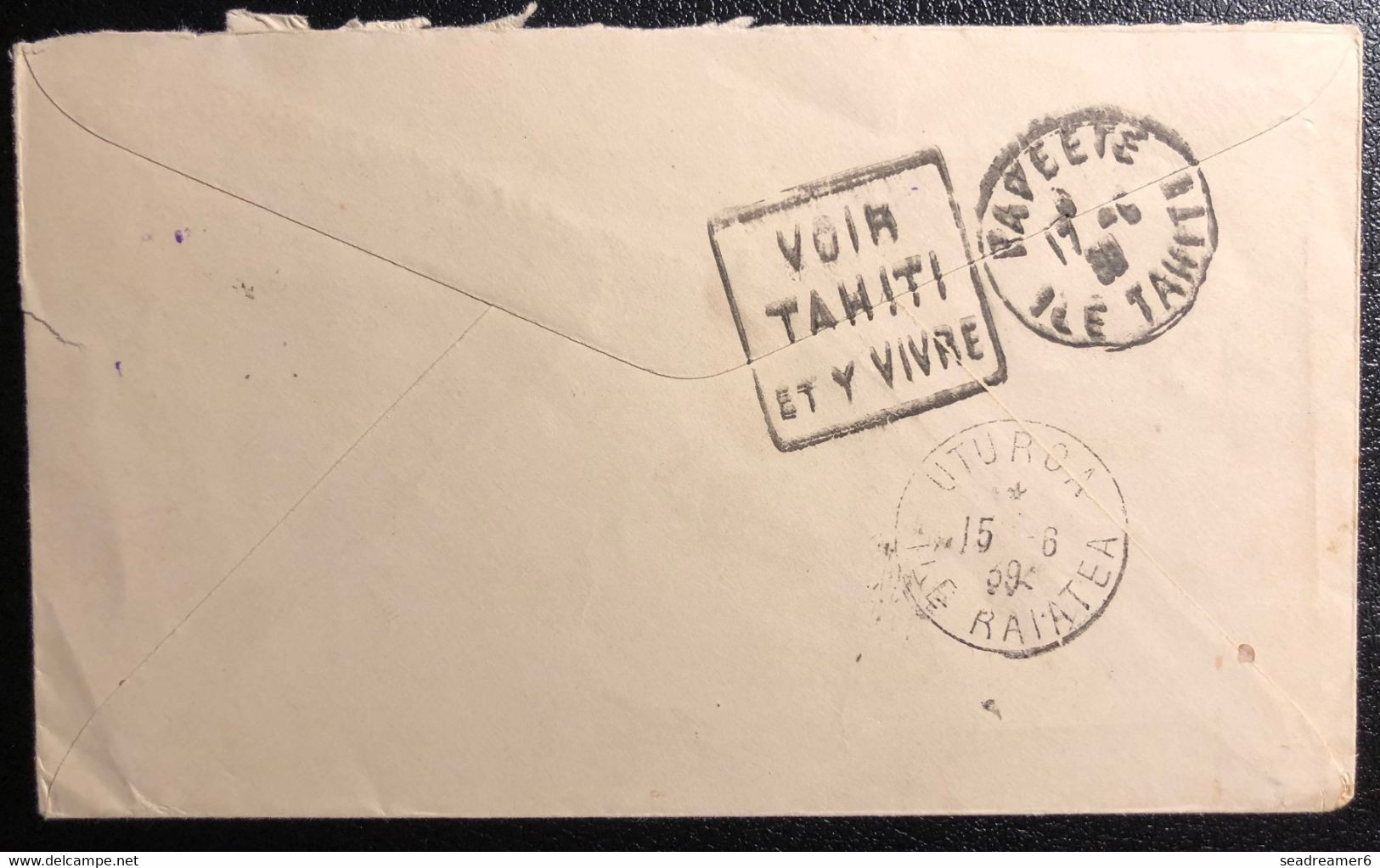 Océanie Lettre 1939 TAHITI VAITAPE BORA-BORA Tarif 2FR25 N°92 X 114 Pour San Fransisco USA + Transit Daguin Papeete TTB - Brieven En Documenten