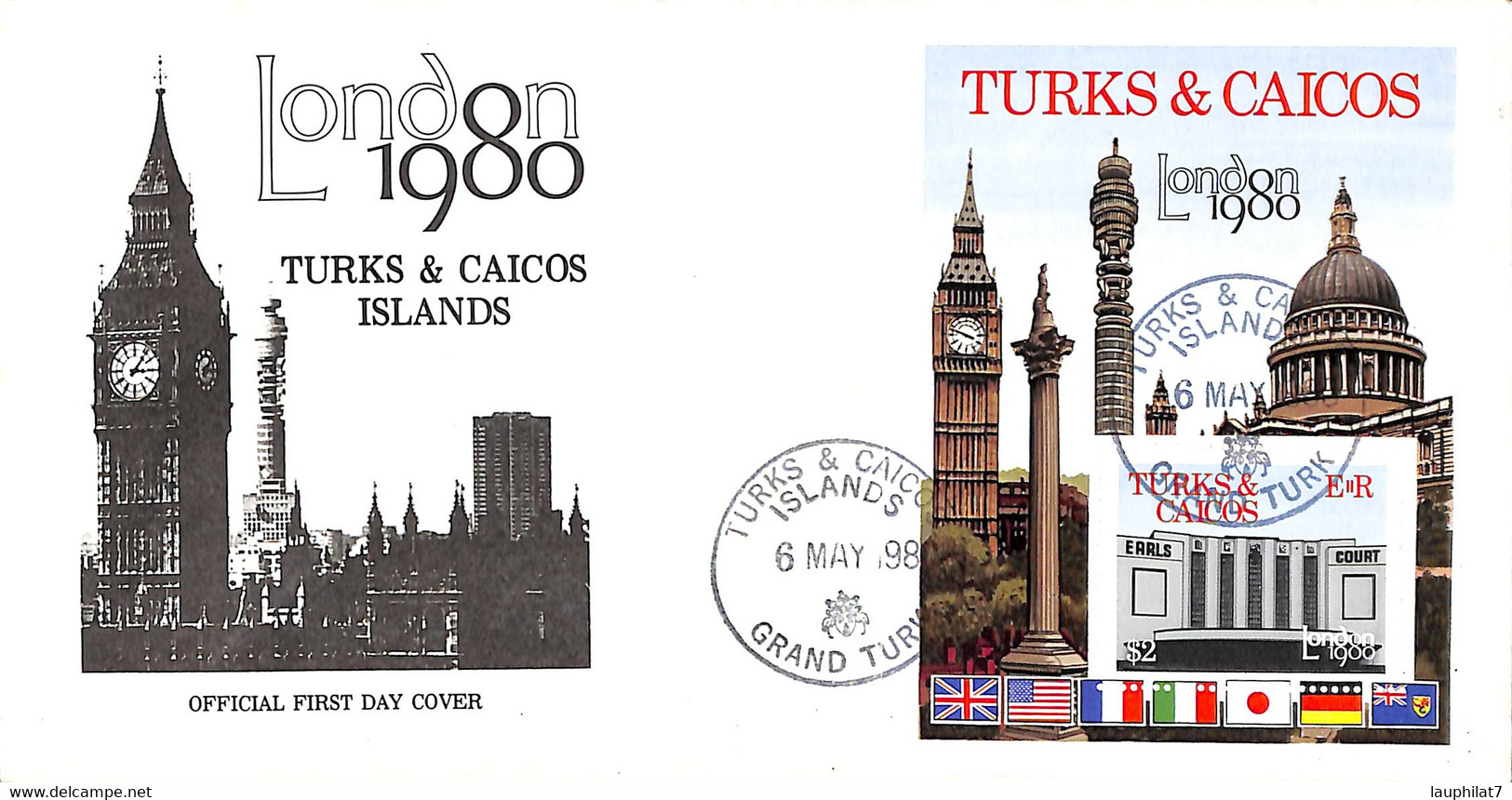 [901594]B/TB//-Turks & Caicos (I. Turques Et Caïques)    - London 1980, Eglises Et Cathédrale - Turks E Caicos