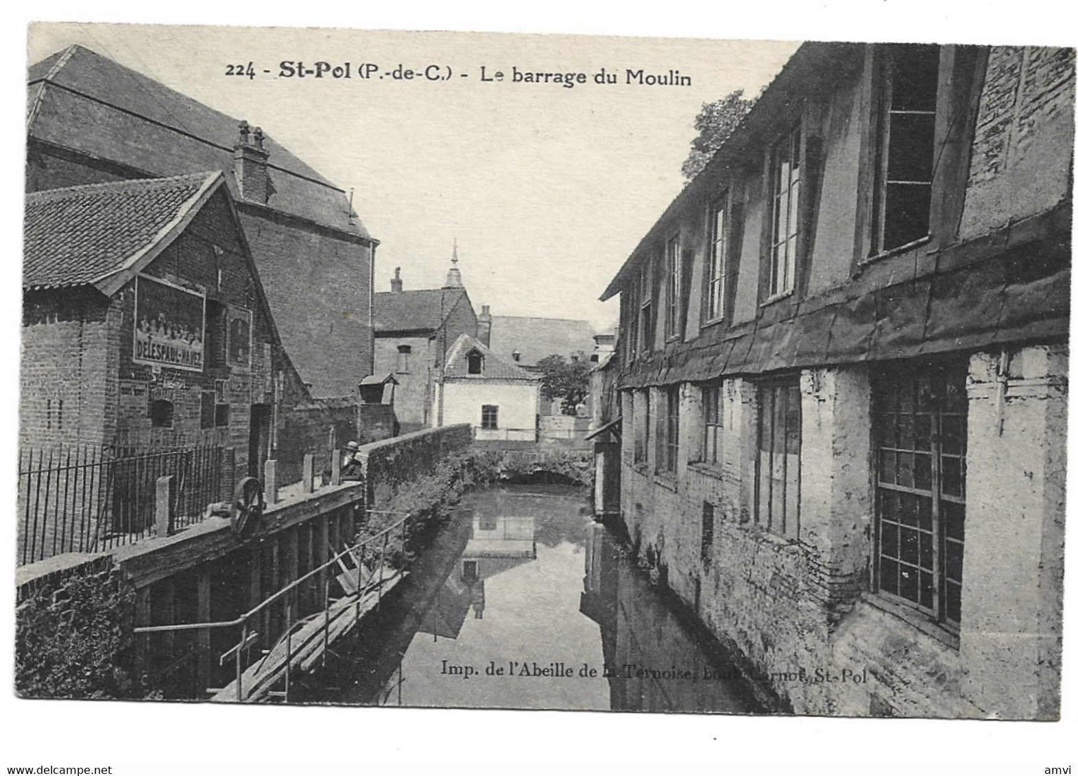 (4645)  Saint Pol - Le Barrage Du Moulin - Saint Pol Sur Ternoise